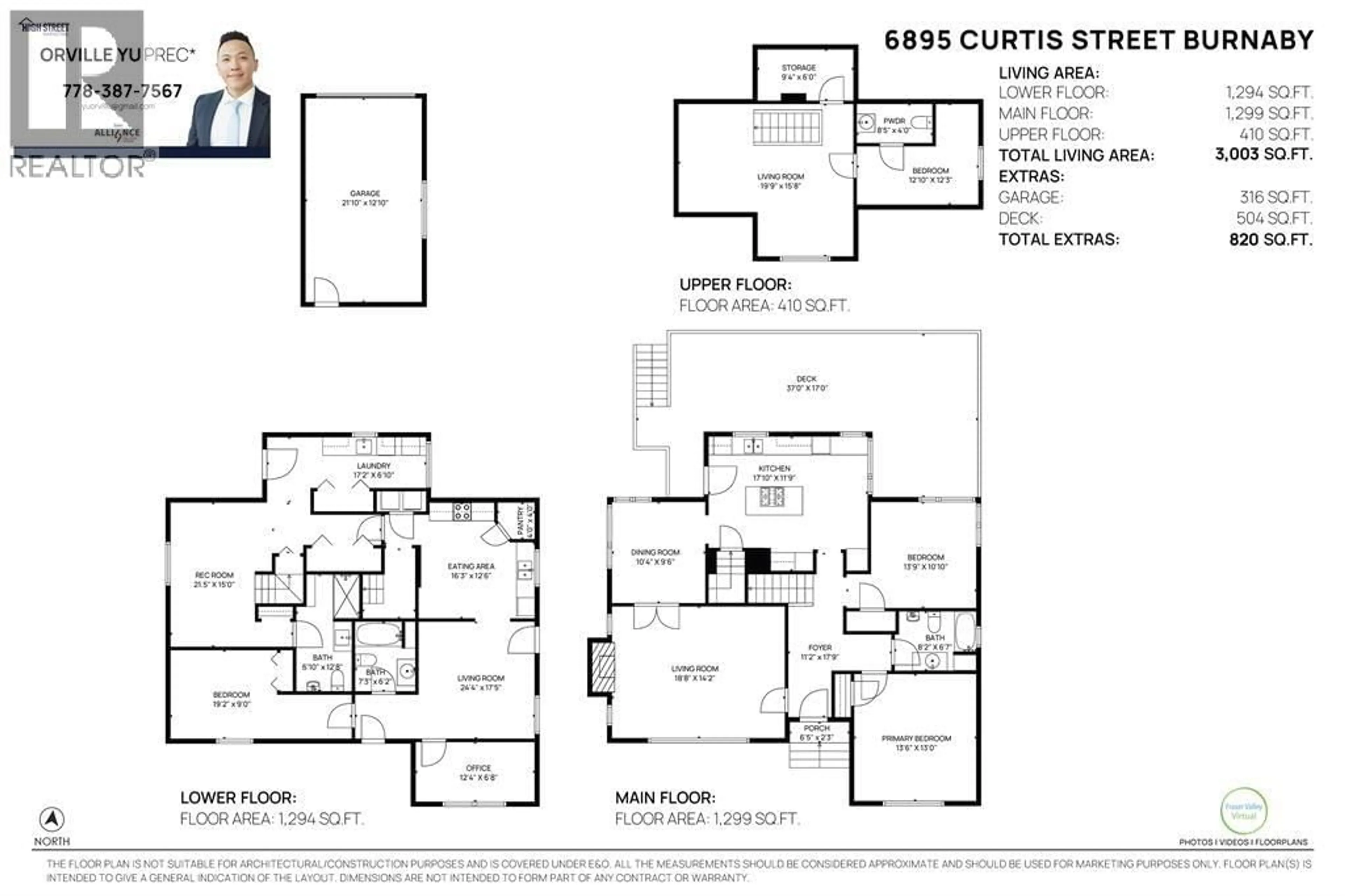 Floor plan for 6895 CURTIS STREET, Burnaby British Columbia V5B2B2