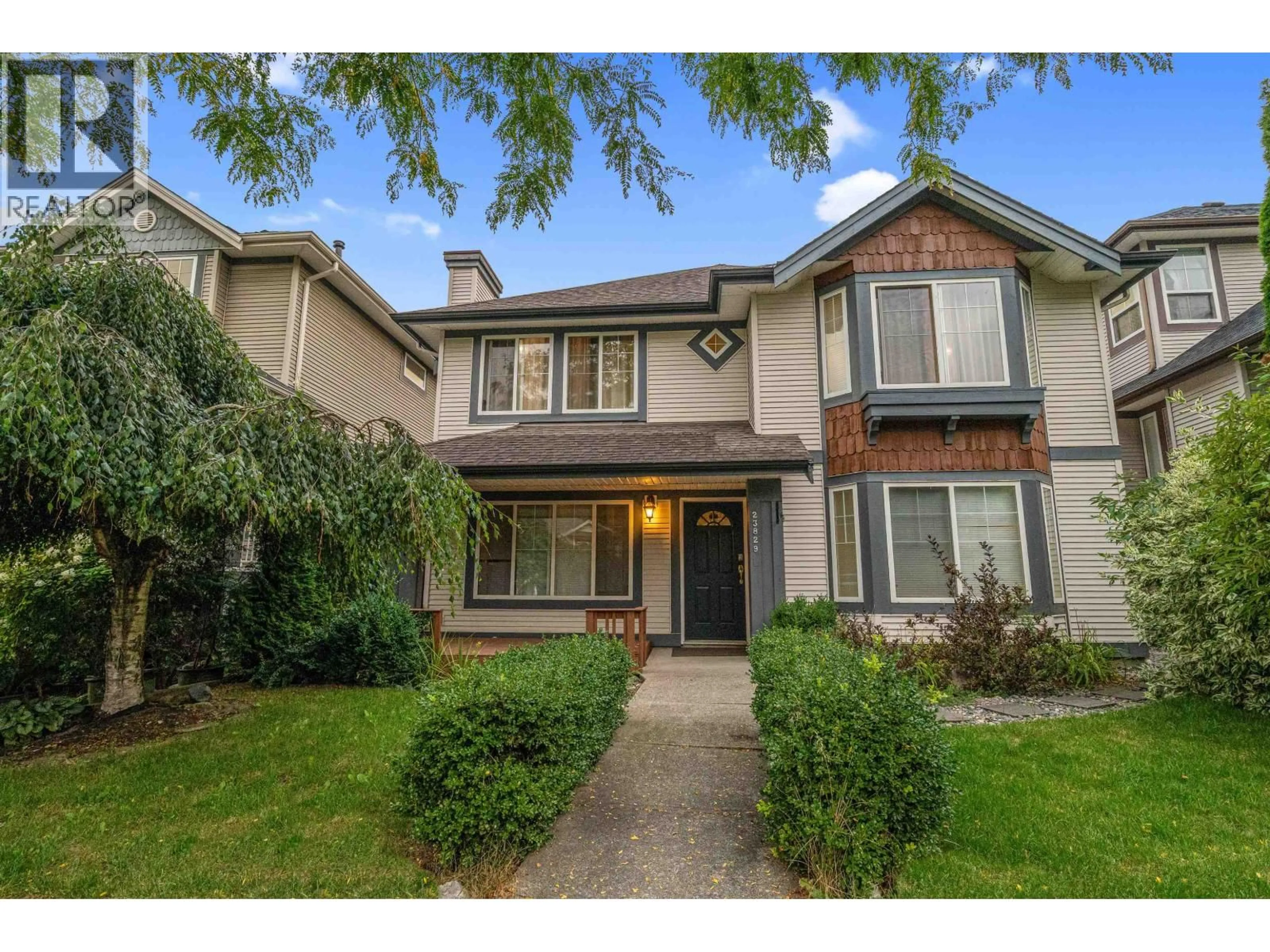 Home with vinyl exterior material, street for 23829 KANAKA WAY, Maple Ridge British Columbia V2W1E5