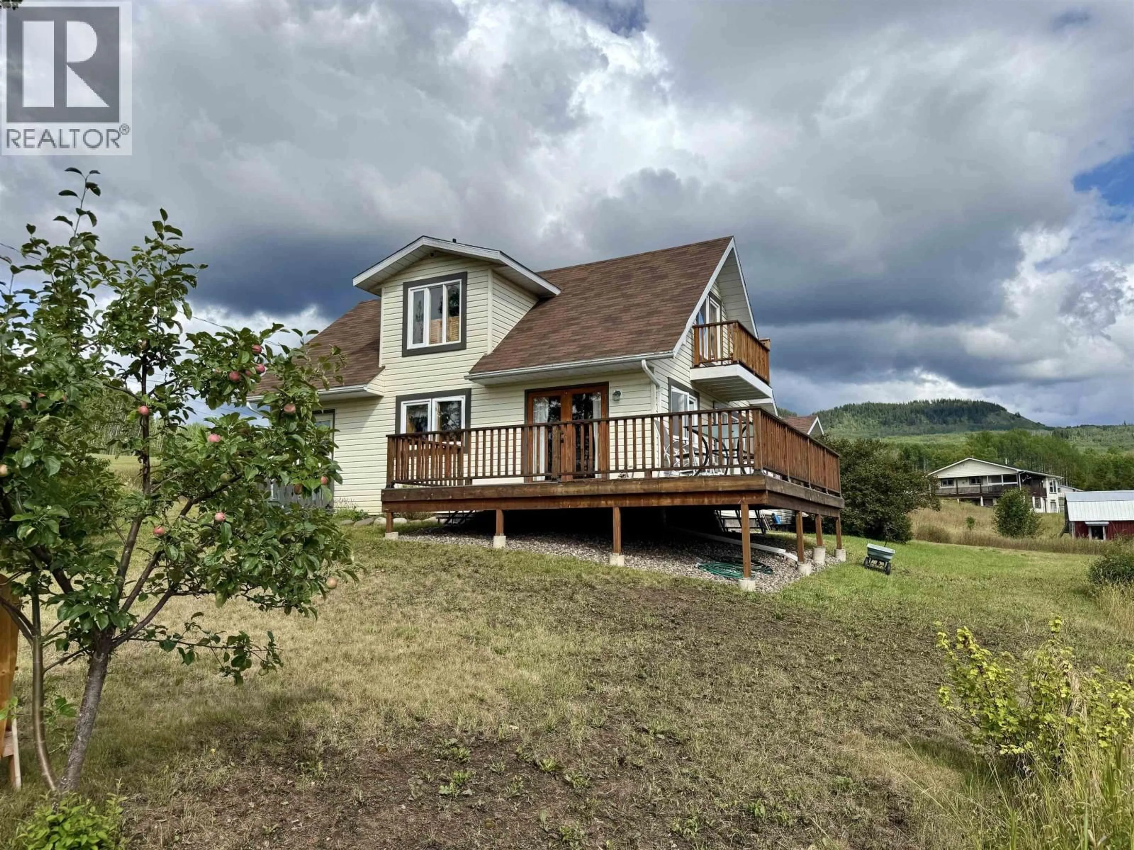 A pic from outside/outdoor area/front of a property/back of a property/a pic from drone, unknown for 6496 FISHER ROAD, Telkwa British Columbia V0J2X1