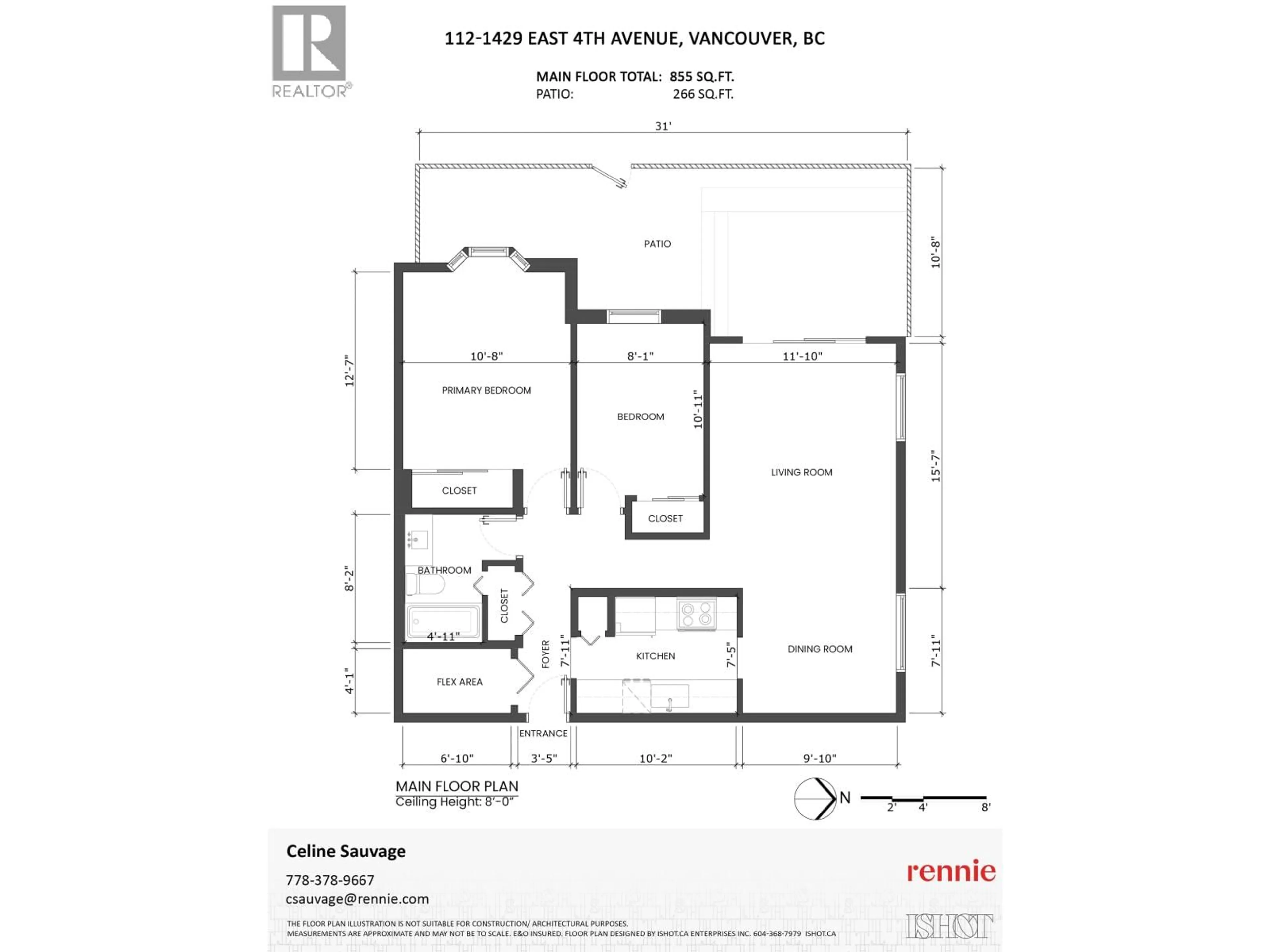 Floor plan for 112 - 1429 4TH AVENUE, Vancouver British Columbia V5N1J6