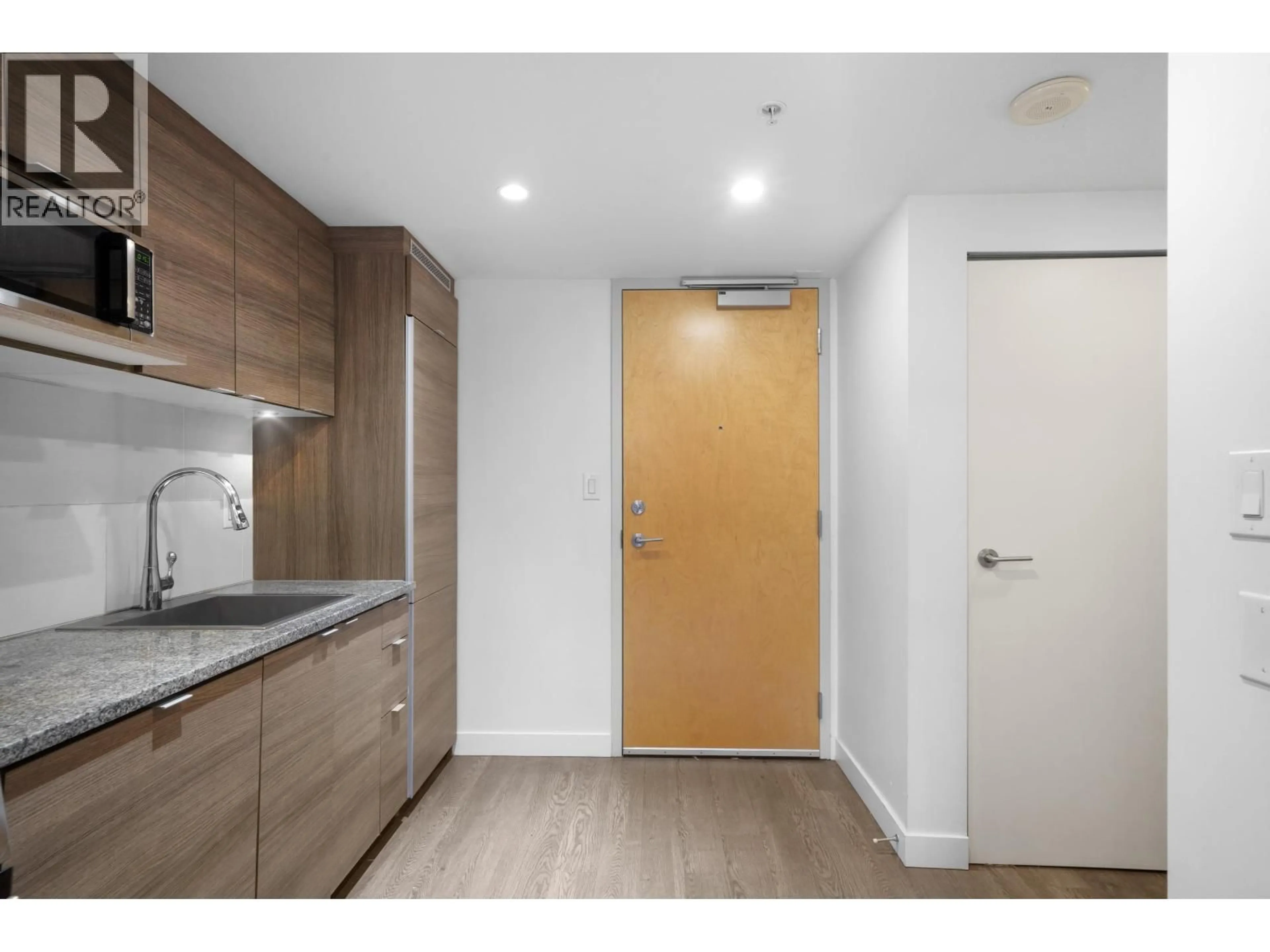 Standard kitchen, wood/laminate floor for 811 - 489 INTERURBAN WAY, Vancouver British Columbia V5X0C7