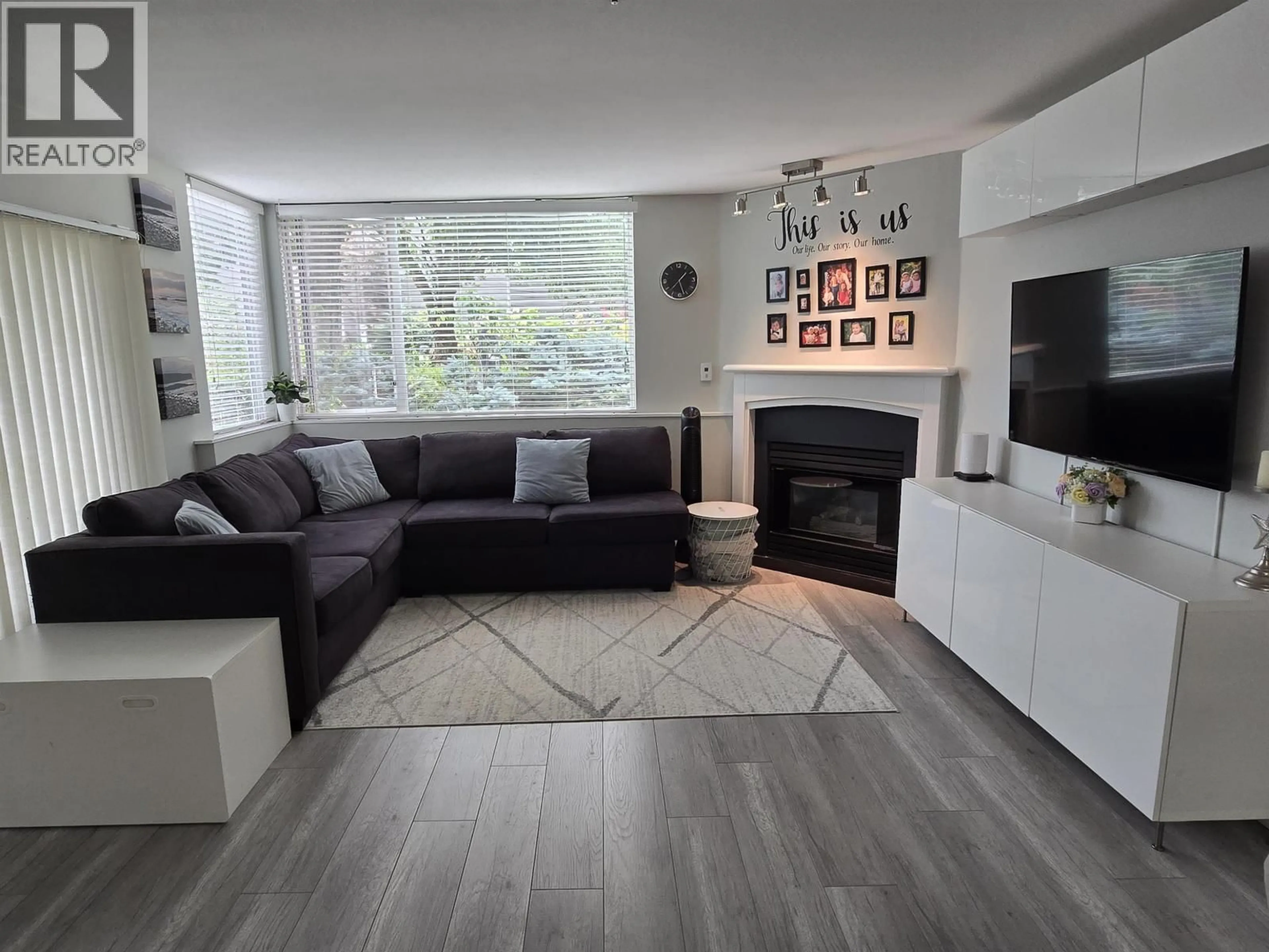 Living room with furniture, unknown for 112 - 8460 JELLICOE STREET, Vancouver British Columbia V5S4S8