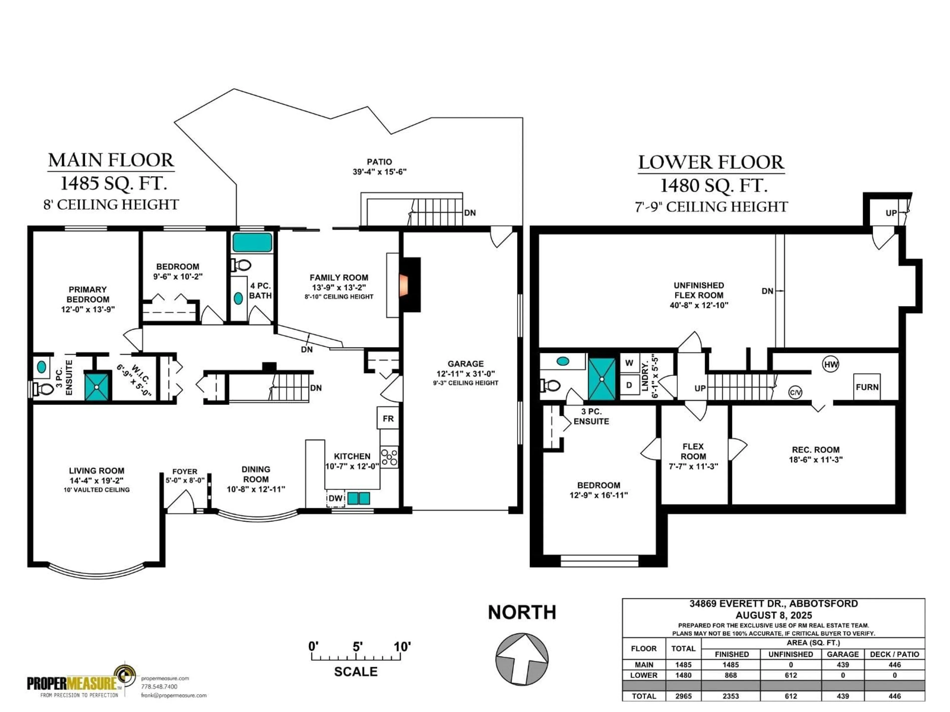 Floor plan for 34869 EVERETT, Abbotsford British Columbia V2S7R7