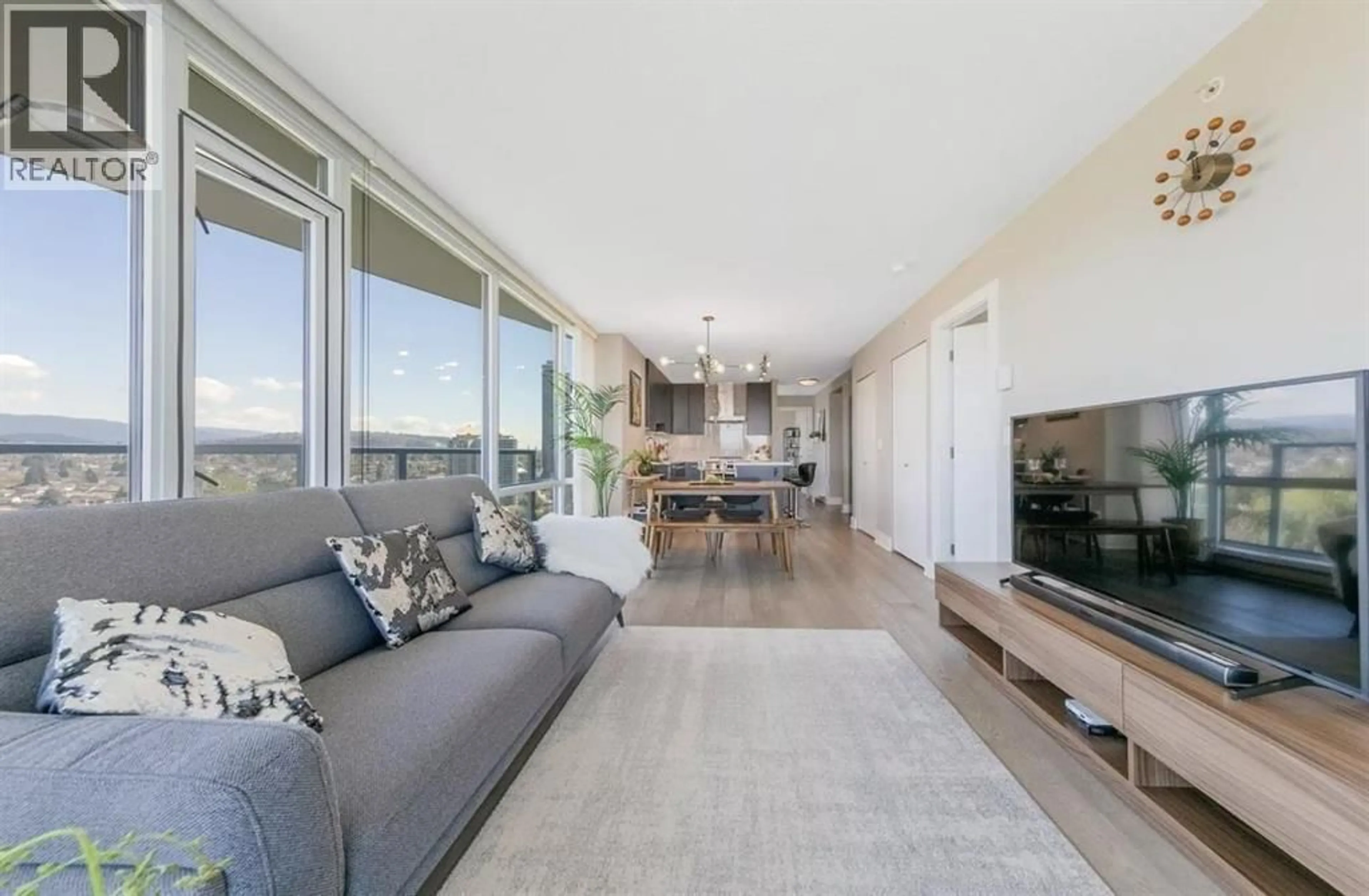 Living room with furniture, unknown for 2301 - 4189 HALIFAX STREET, Burnaby British Columbia V5C0H9