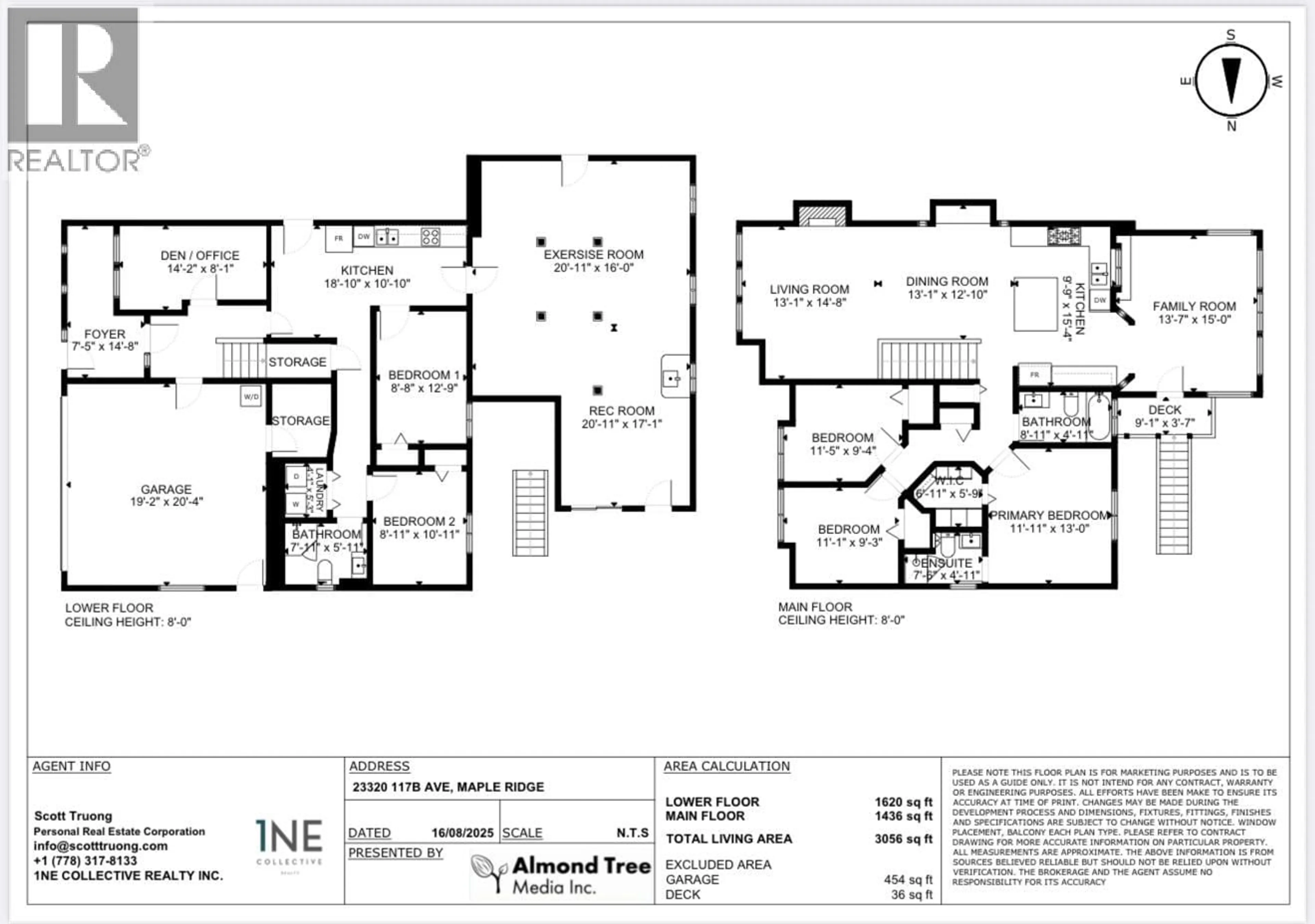 Floor plan for 23320 117B AVENUE, Maple Ridge British Columbia V2X0B8