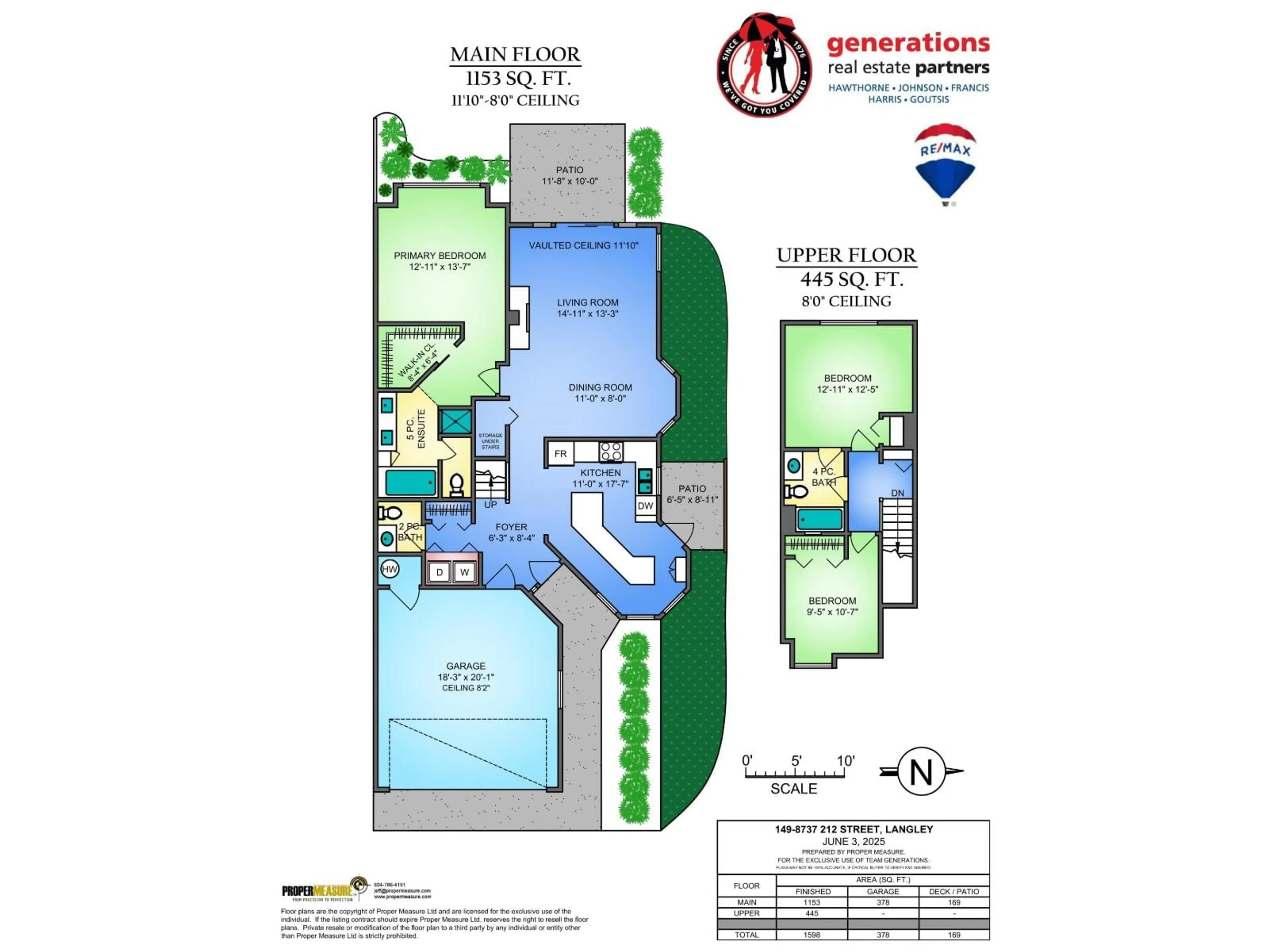 Floor plan for 149 - 8737 212, Langley British Columbia V1M2C8