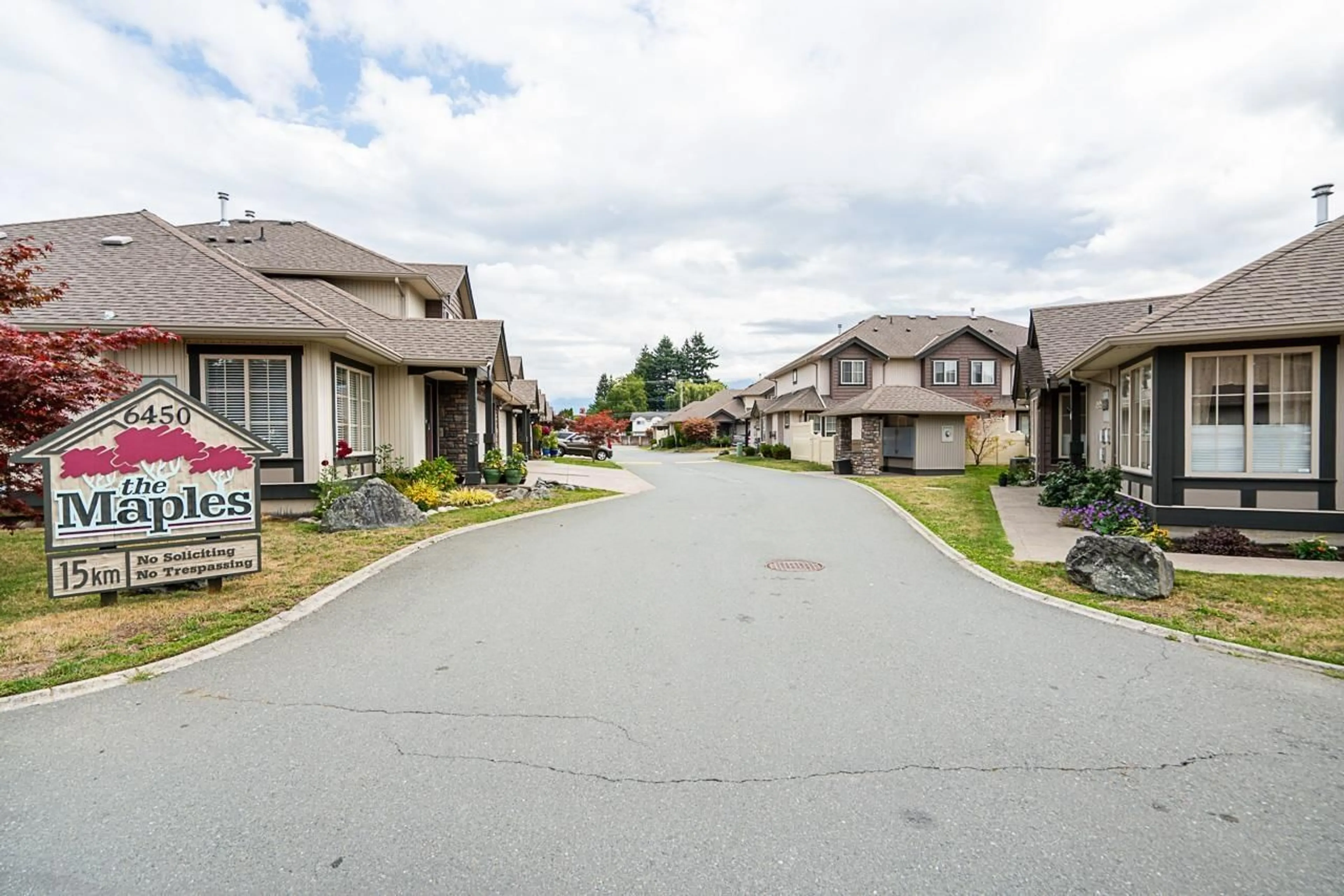 A pic from outside/outdoor area/front of a property/back of a property/a pic from drone, street for 39 - 6450 BLACKWOOD LANE, Chilliwack British Columbia V2R5Z3