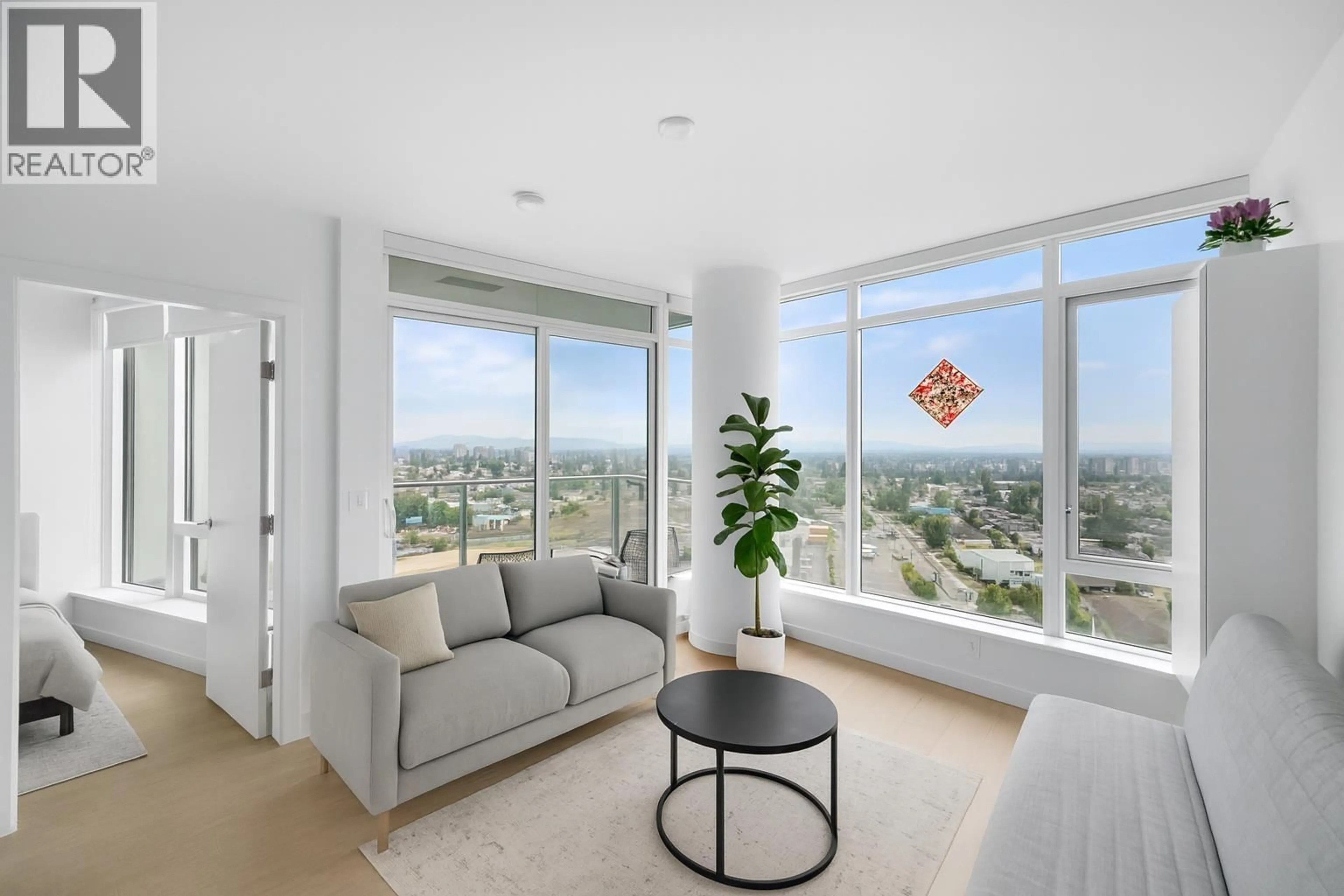 Living room with furniture, unknown for 2107 - 7769 PARK CRESCENT, Burnaby British Columbia V3N0J7
