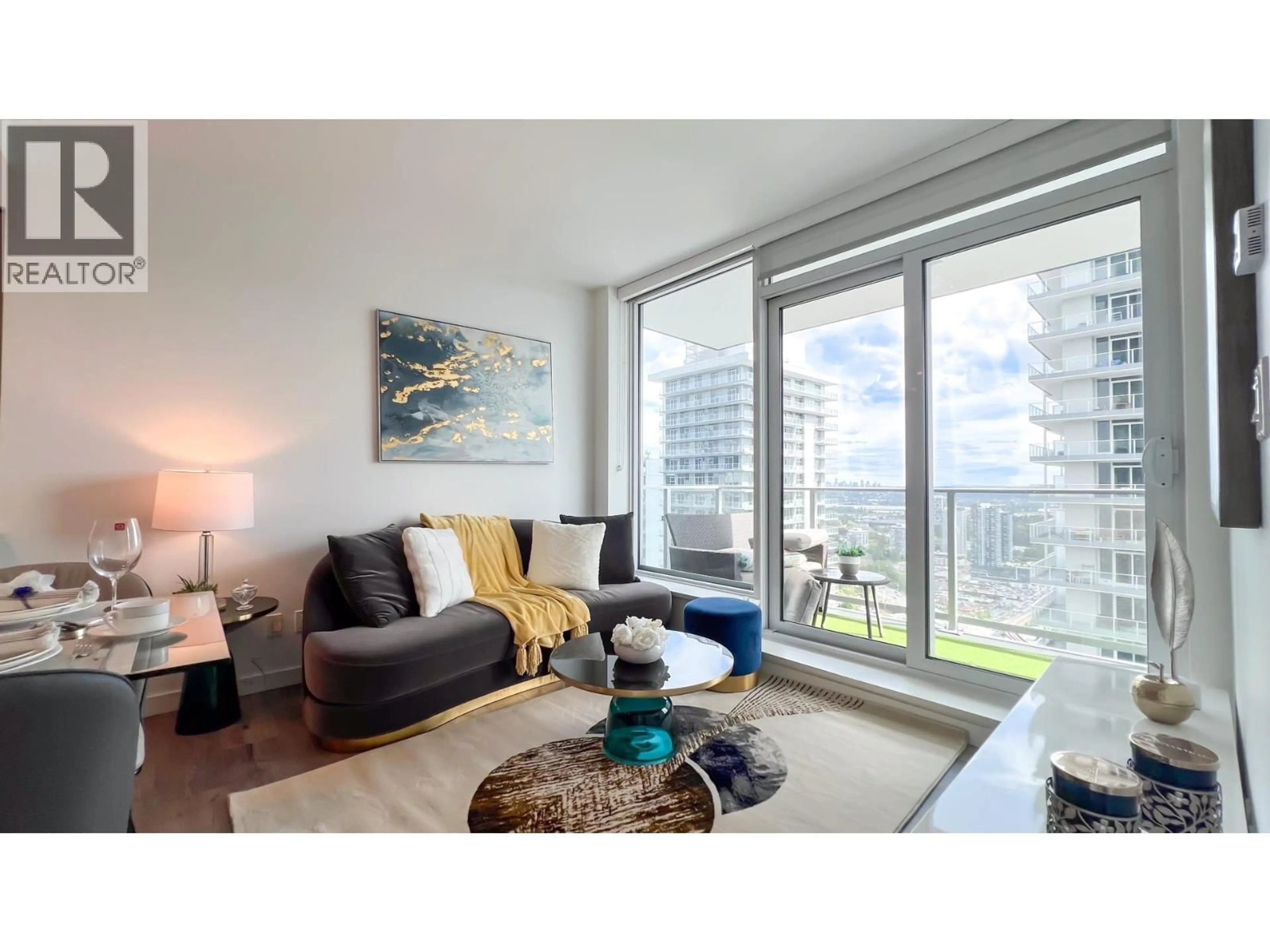 Living room with furniture, unknown for 3106 - 3809 EVERGREEN PLACE, Burnaby British Columbia V3J0M1