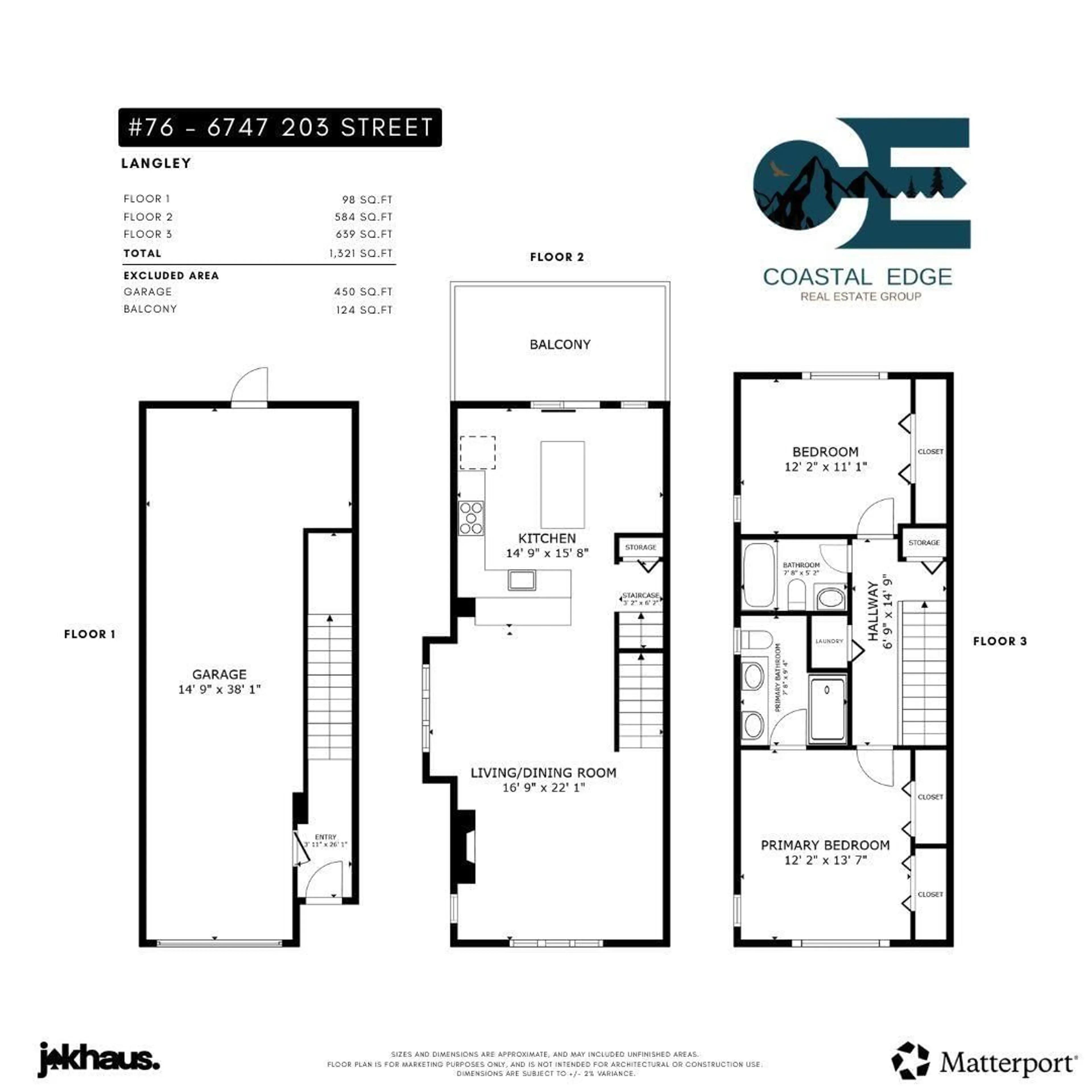 Floor plan for 76 - 6747 203 STREET, Langley British Columbia V2Y3B5