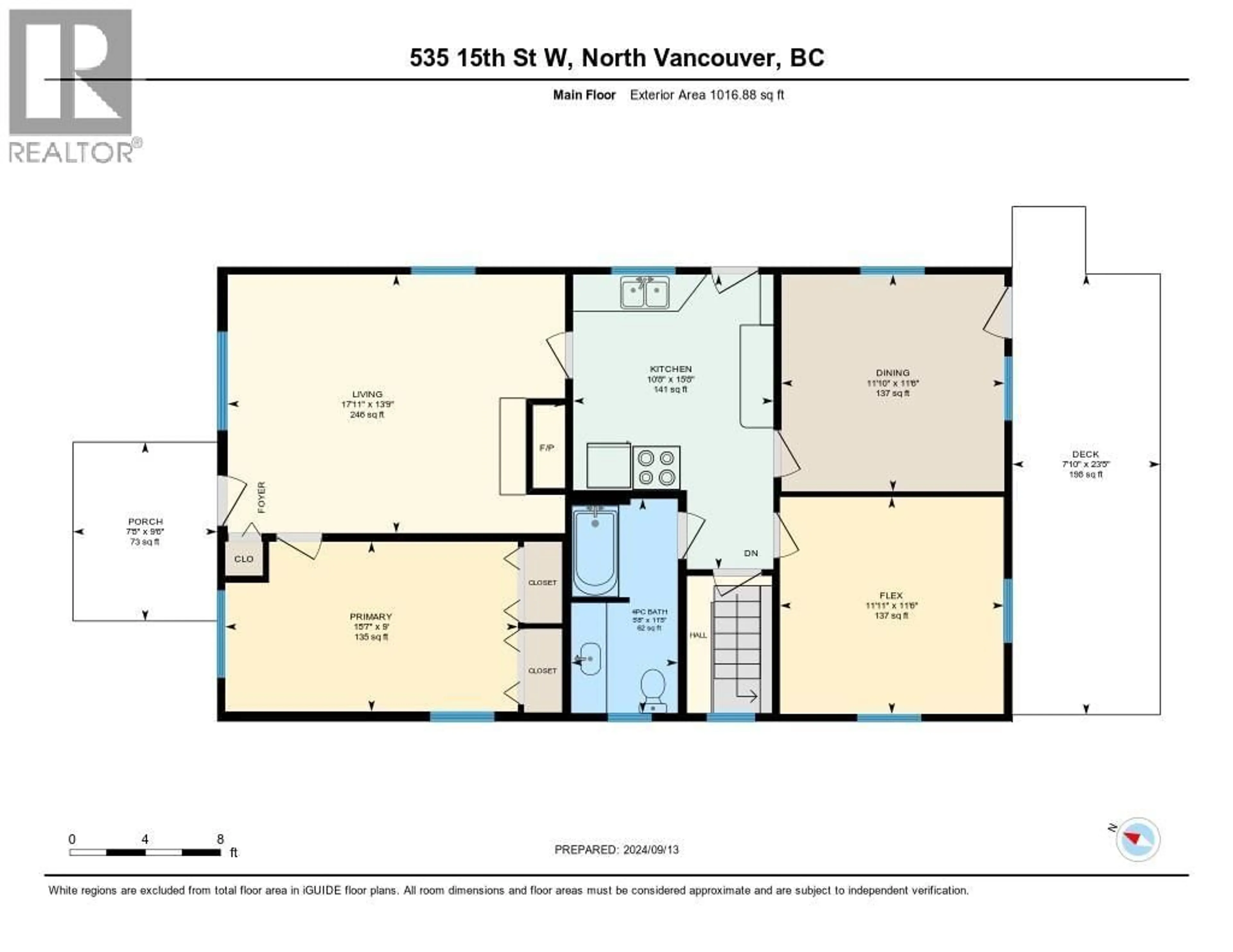Floor plan for 535 15TH STREET, North Vancouver British Columbia V7M1S8