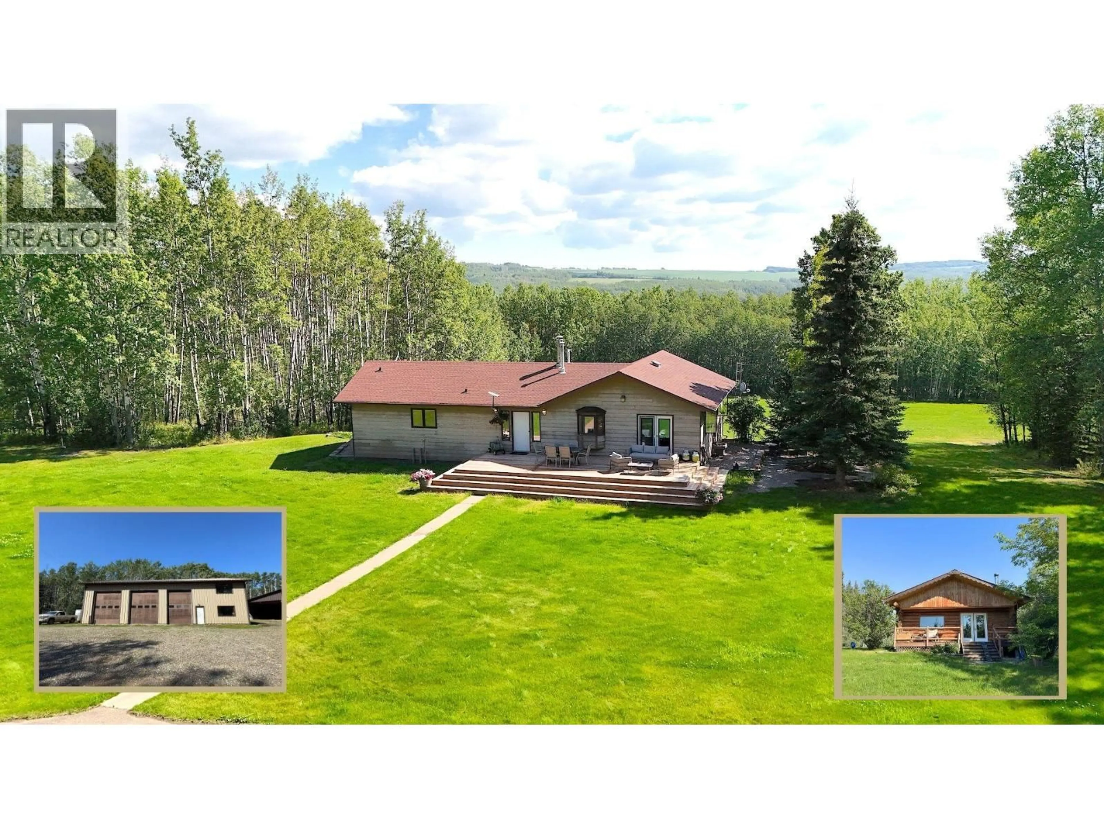 A pic from outside/outdoor area/front of a property/back of a property/a pic from drone, mountain view for 15562 287 ROAD, Fort St. John British Columbia V0C1Y0