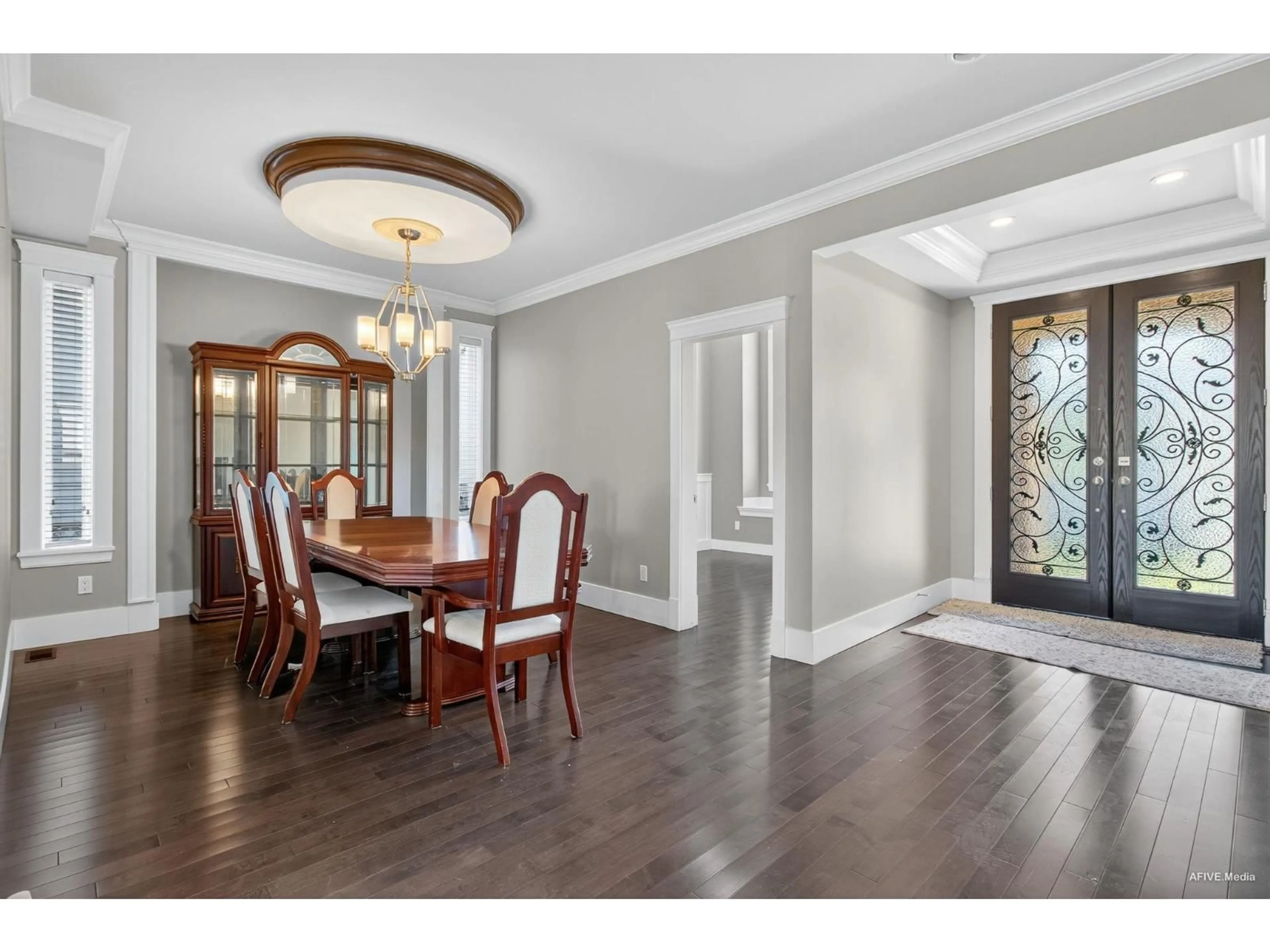 Dining room, wood/laminate floor for 2112 MERLOT, Abbotsford British Columbia V4X0A6