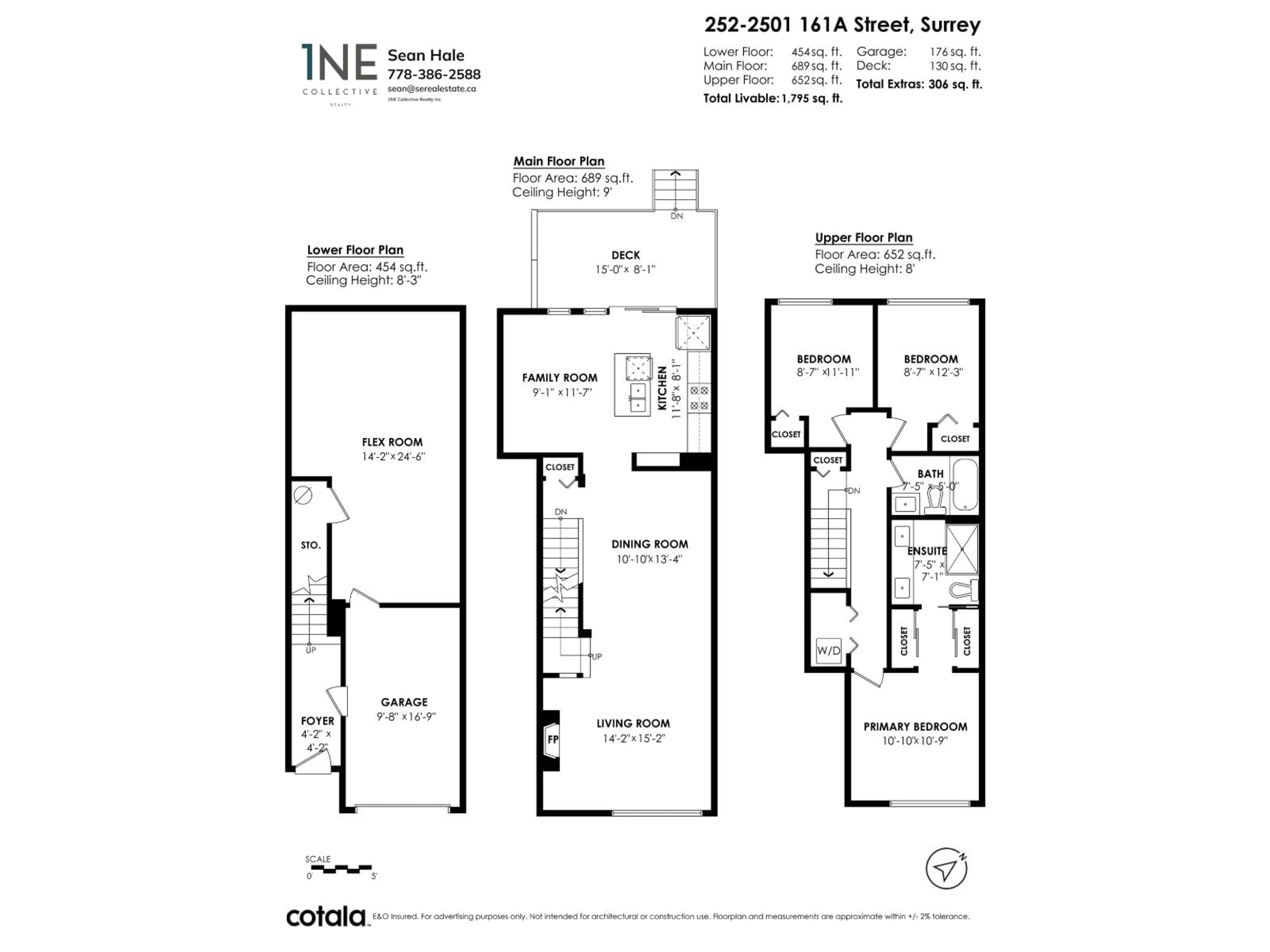 Floor plan for 252 - 2501 161A, Surrey British Columbia V3S7Y6