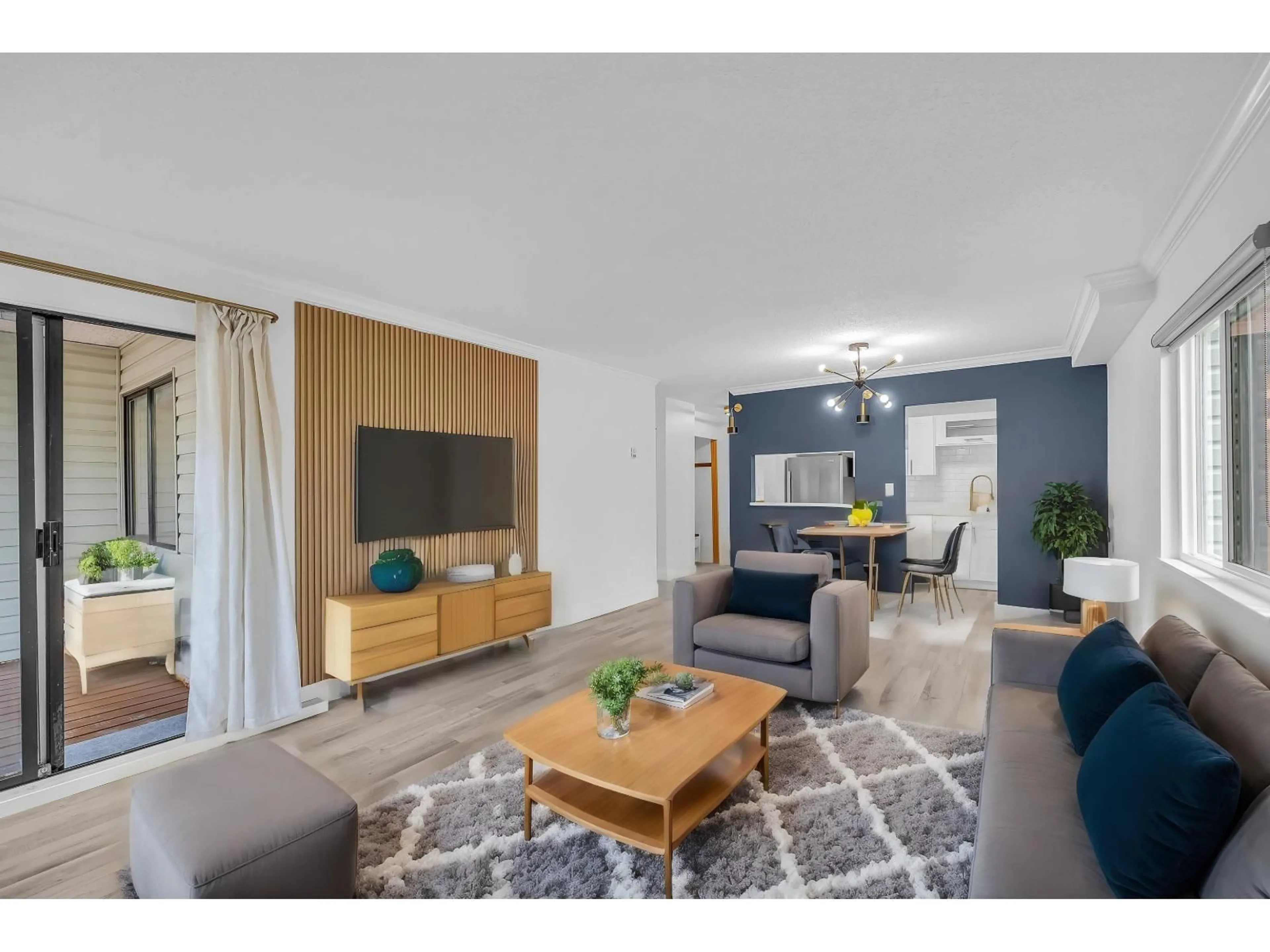 Living room with furniture, unknown for 102 - 1555 FIR, White Rock British Columbia V4B4B6