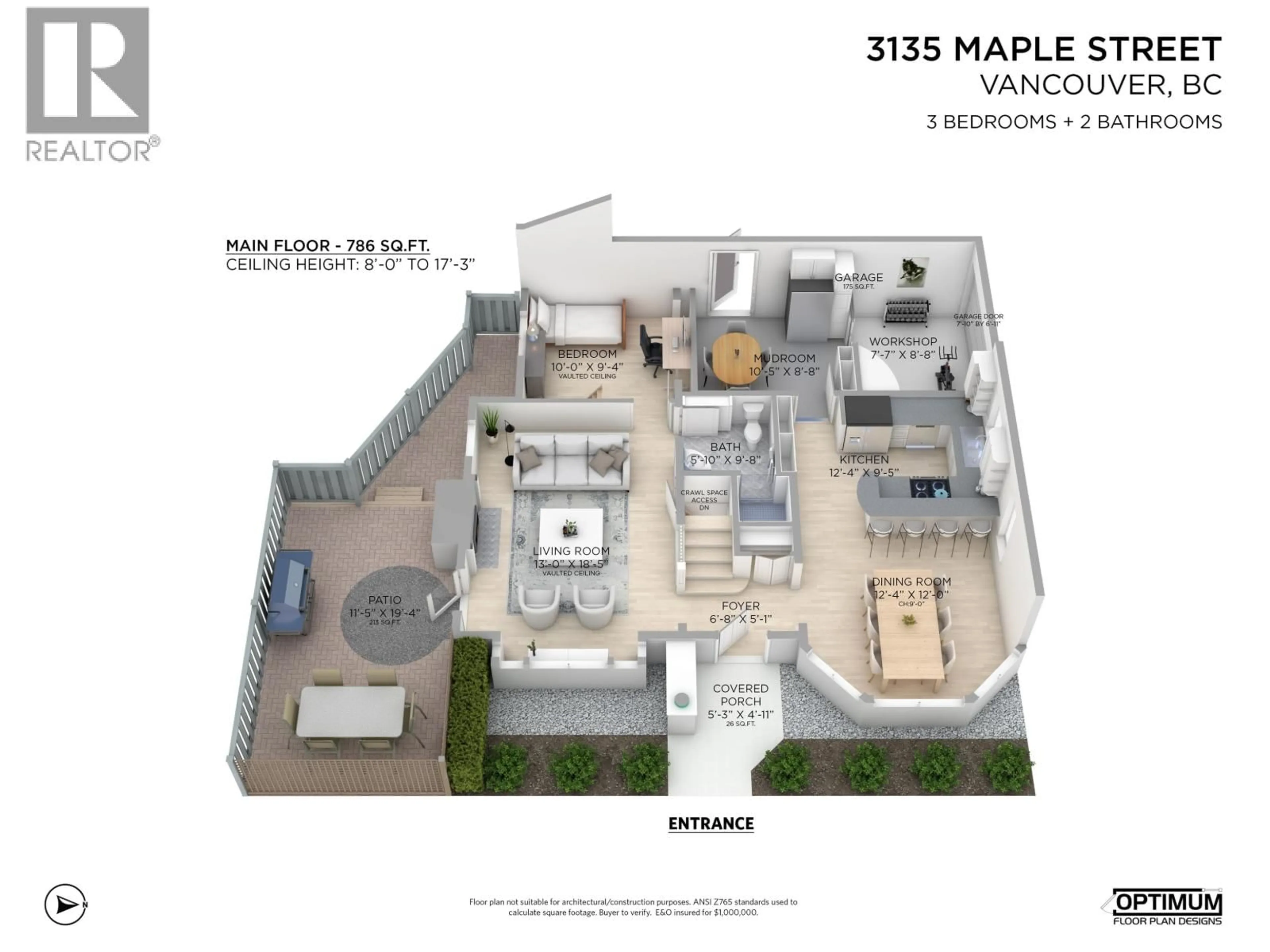 Floor plan for 3135 MAPLE STREET, Vancouver British Columbia V6J5K7