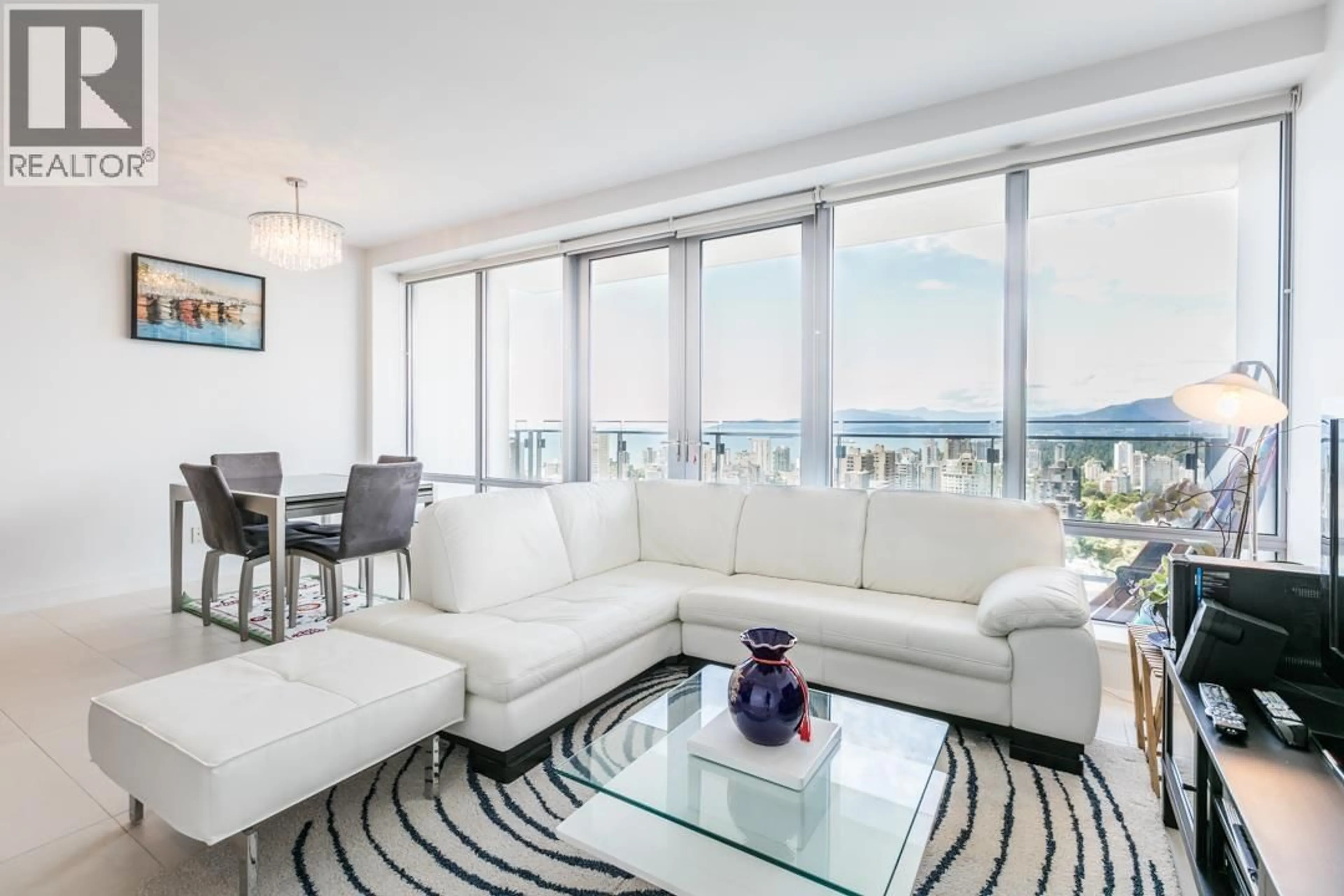 Living room with furniture, unknown for 3005 - 1028 BARCLAY STREET, Vancouver British Columbia V6E0B1