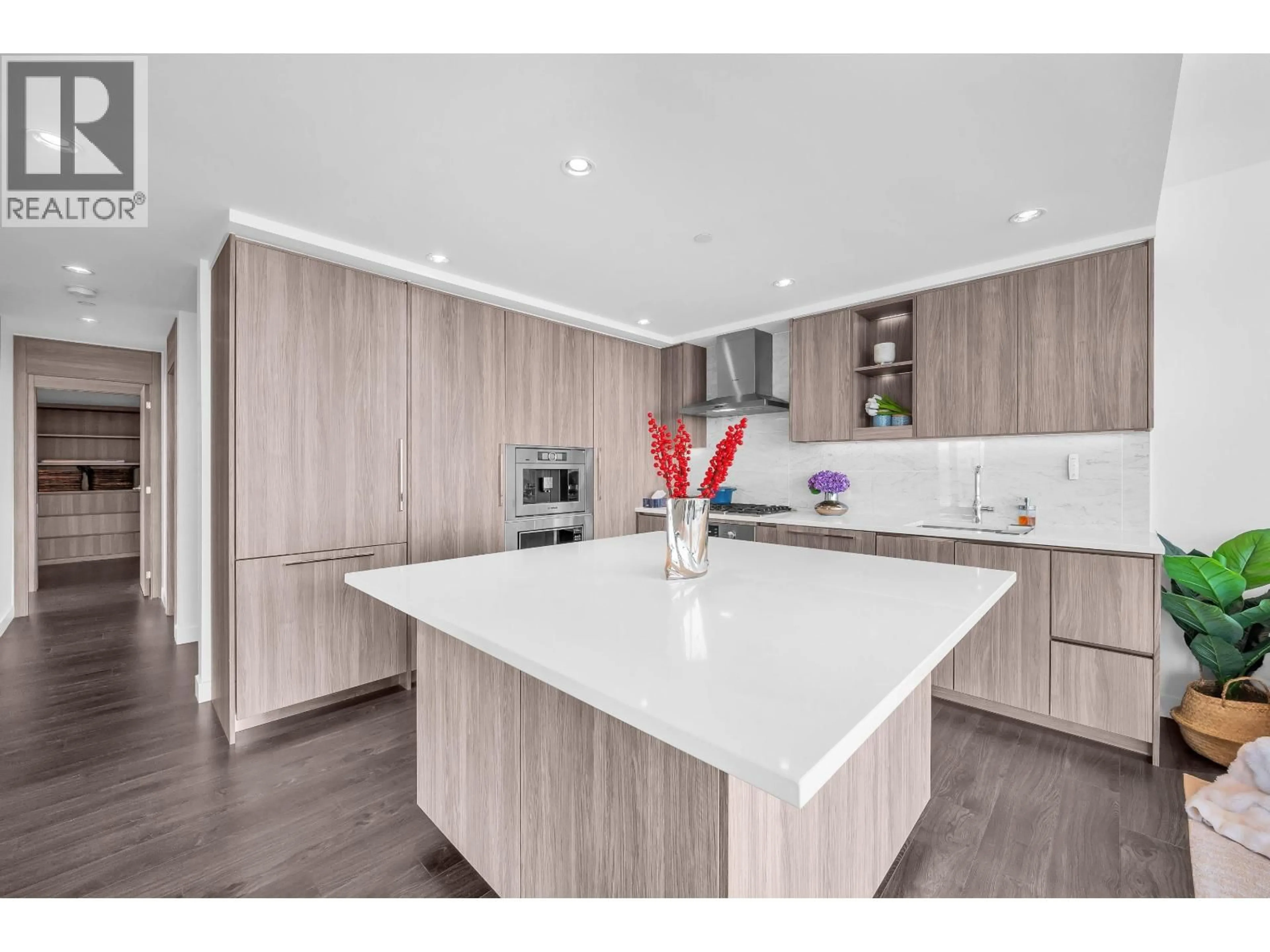 Open concept kitchen, wood/laminate floor for 4202 - 4720 LOUGHEED HIGHWAY, Burnaby British Columbia V5C0M8