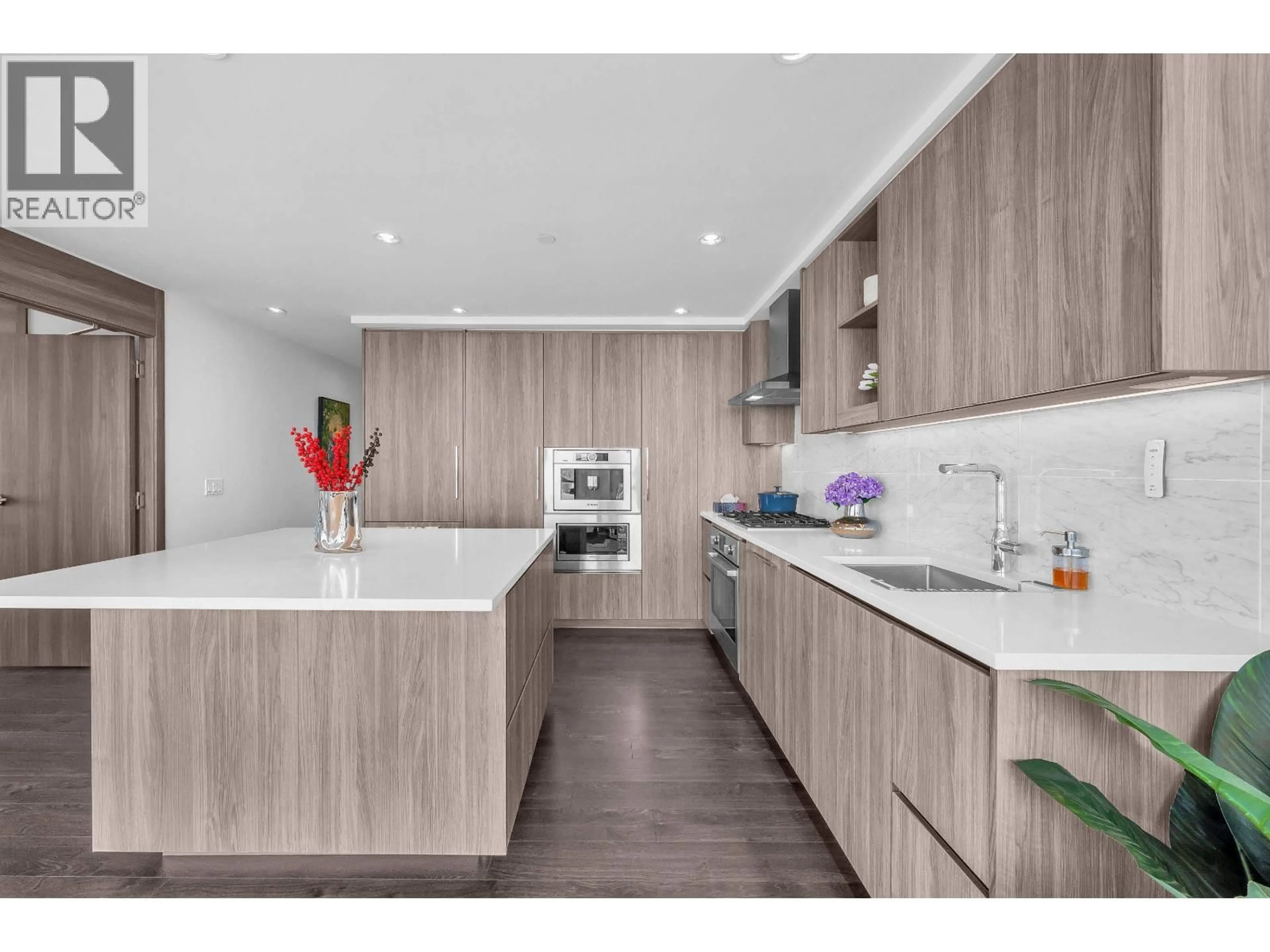 Open concept kitchen, wood/laminate floor for 4202 - 4720 LOUGHEED HIGHWAY, Burnaby British Columbia V5C0M8
