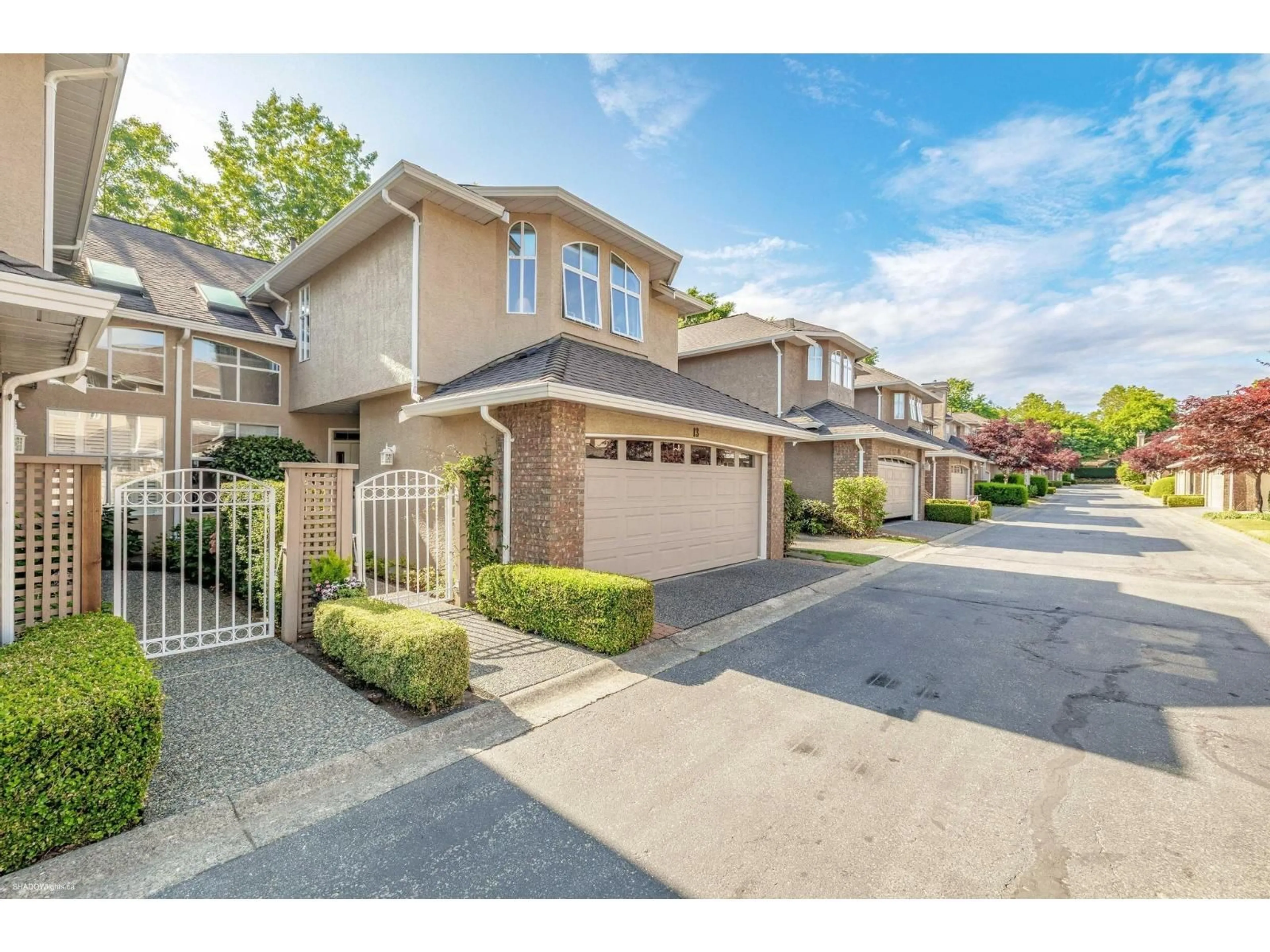 A pic from outside/outdoor area/front of a property/back of a property/a pic from drone, street for 13 - 6211 BOUNDARY WEST, Surrey British Columbia V3X3G7