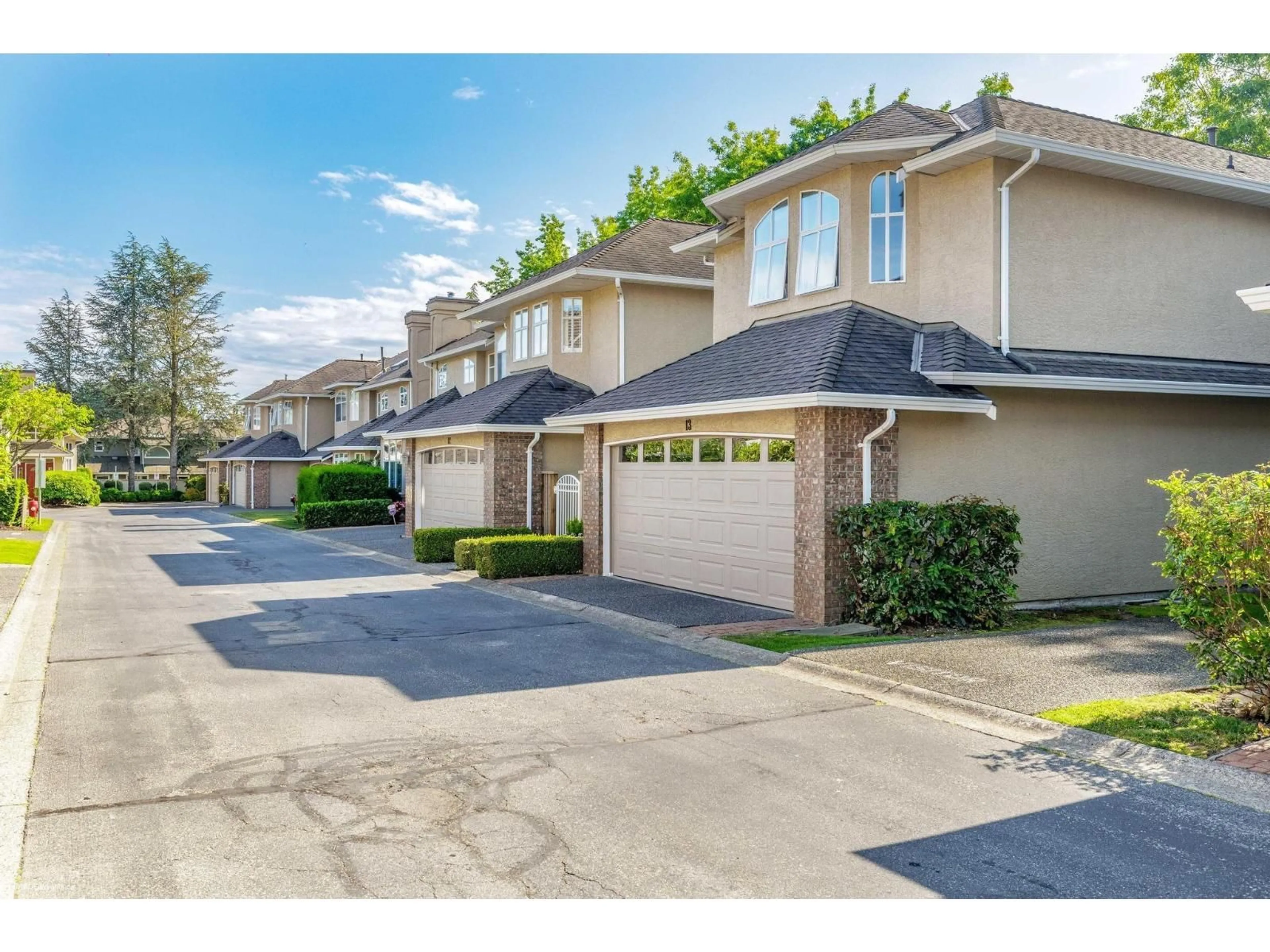 A pic from outside/outdoor area/front of a property/back of a property/a pic from drone, street for 13 - 6211 BOUNDARY WEST, Surrey British Columbia V3X3G7
