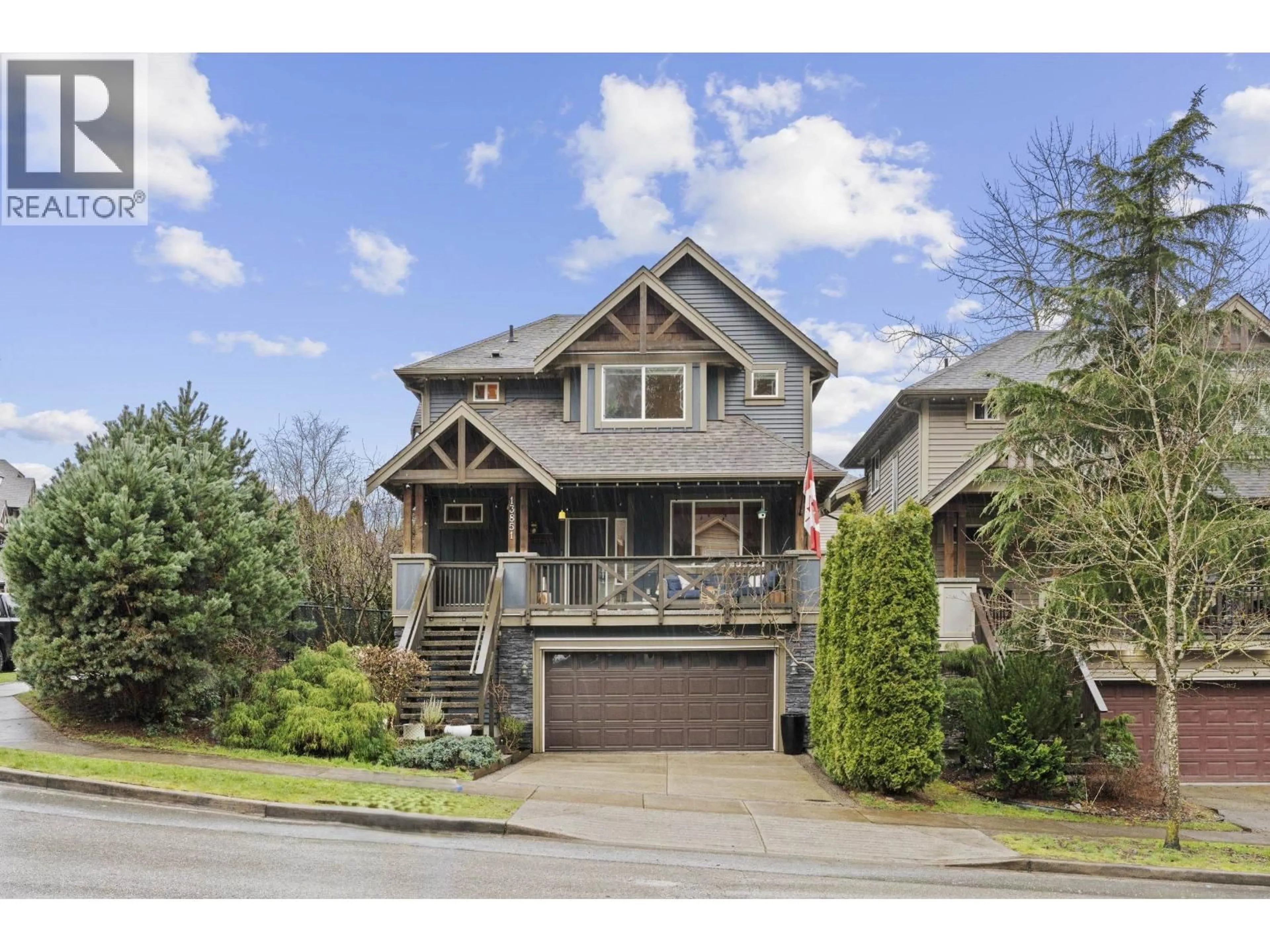 Home with vinyl exterior material, street for 13851 232 STREET, Maple Ridge British Columbia V4R2G5