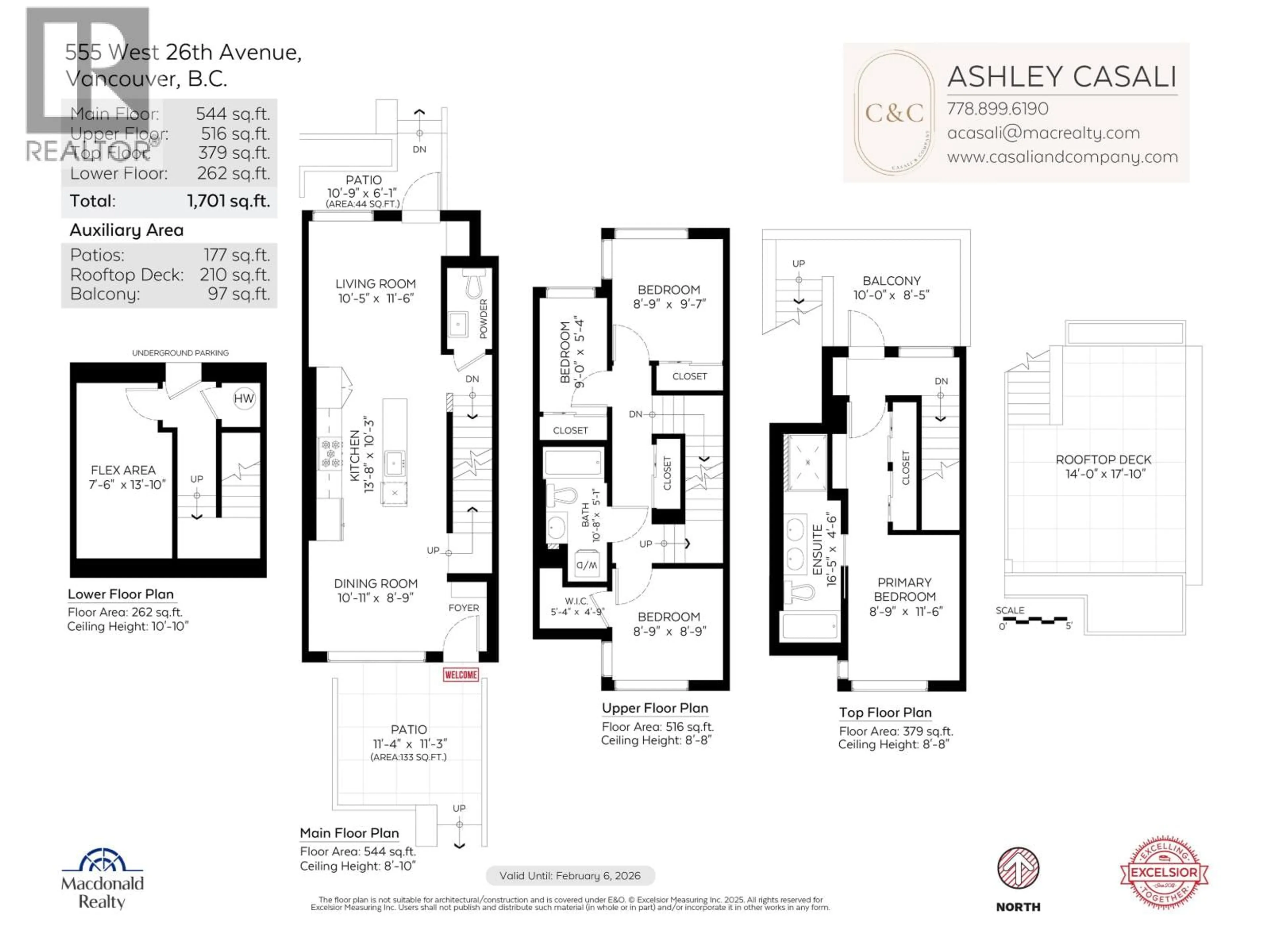 Floor plan for 555 26TH AVENUE, Vancouver British Columbia V5Z2E4