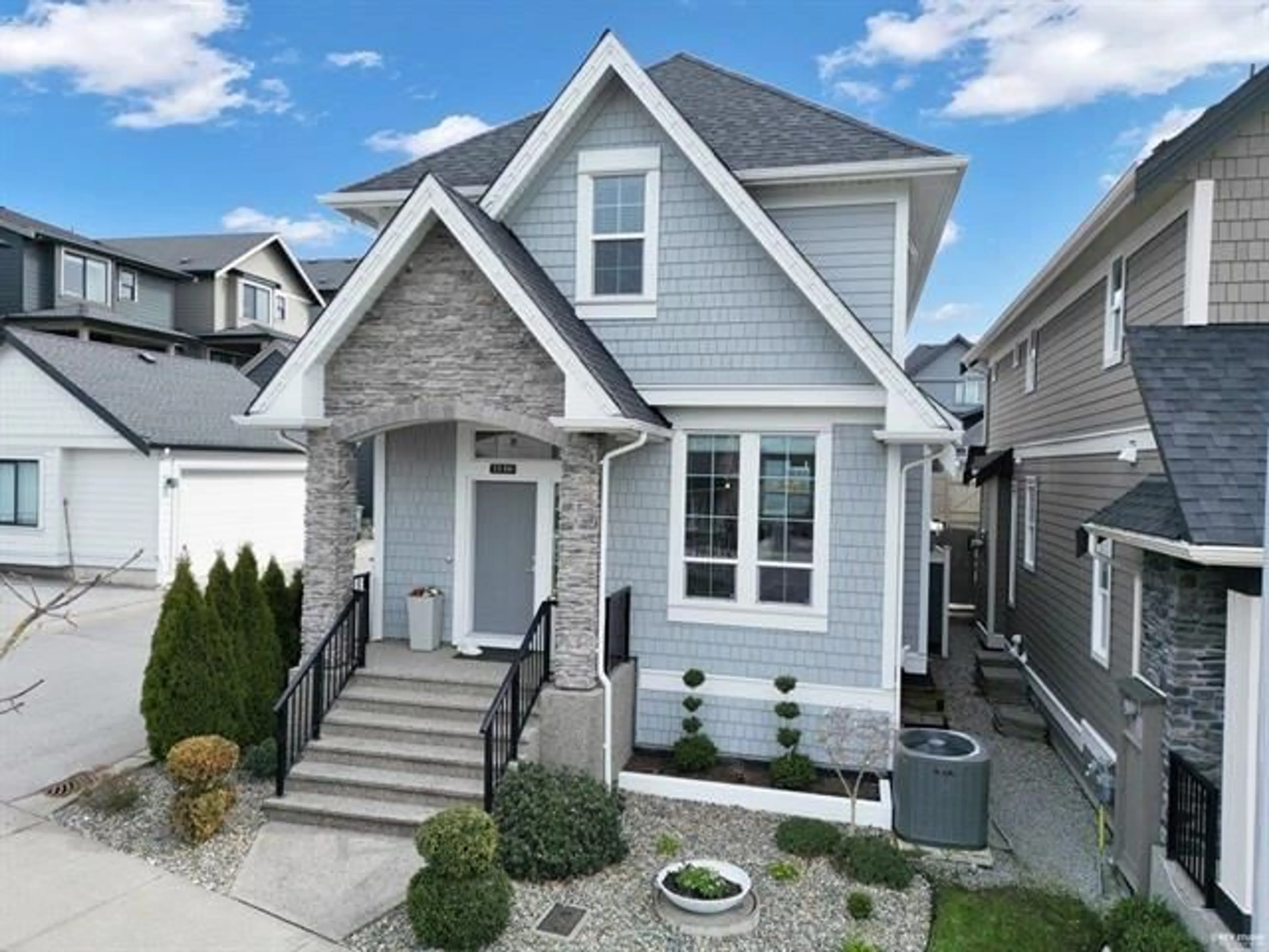 Home with vinyl exterior material, street for 2136 164A, Surrey British Columbia V3Z0V5