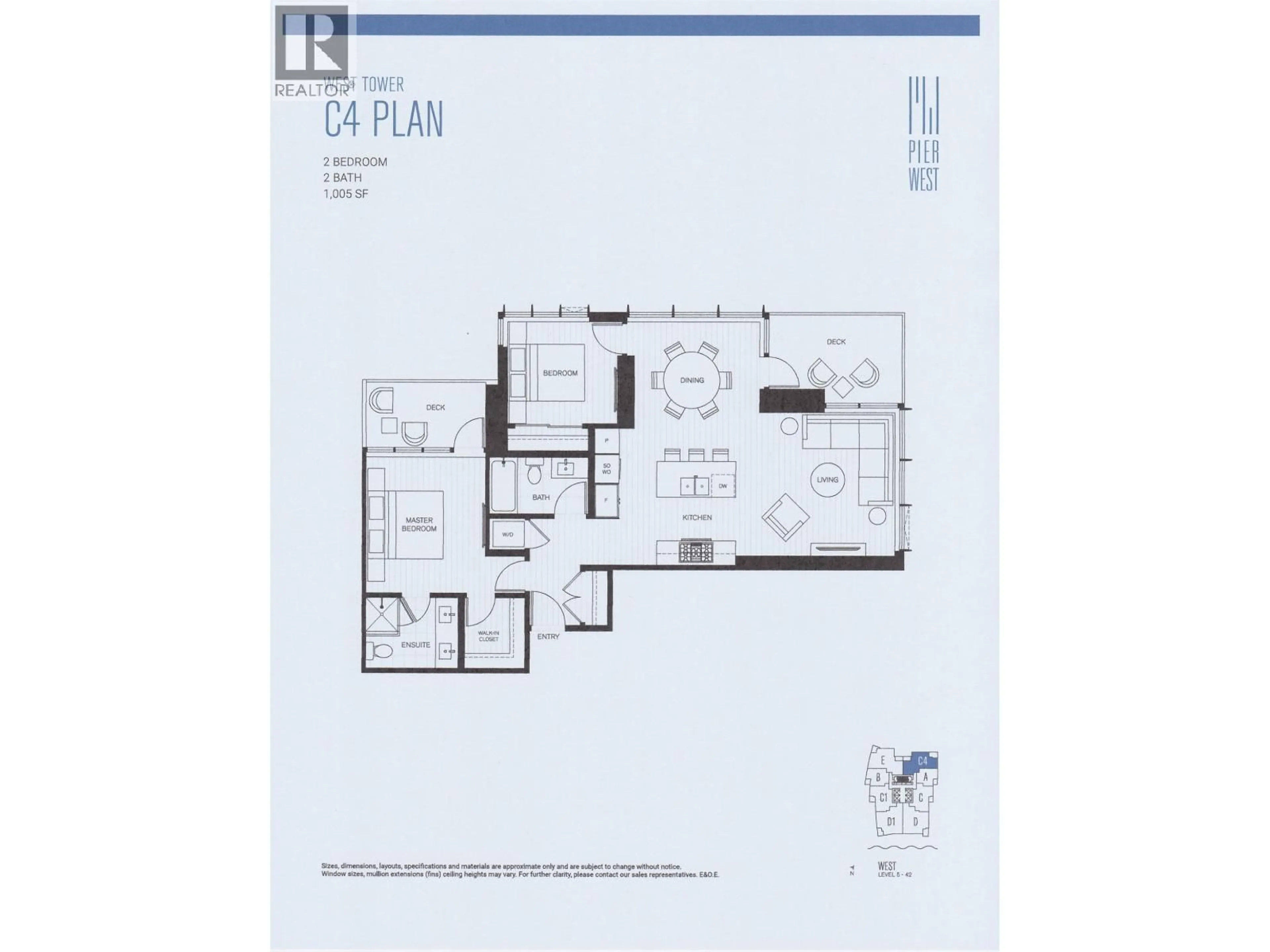 Floor plan for 3004 - 680 QUAYSIDE DRIVE, New Westminster British Columbia V3M0P2