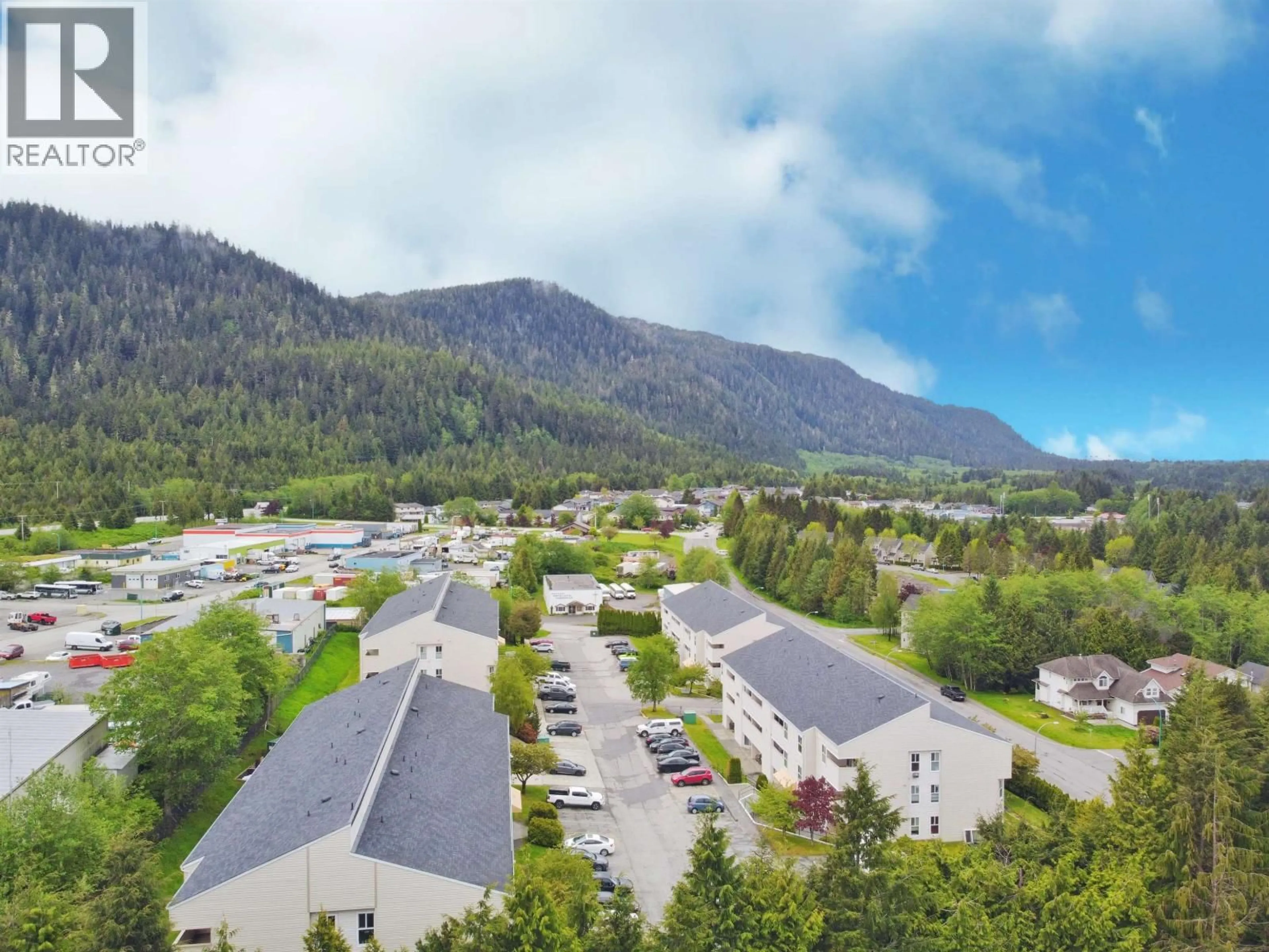 A pic from outside/outdoor area/front of a property/back of a property/a pic from drone, mountain view for 209 - 880 PRINCE RUPERT BOULEVARD, Prince Rupert British Columbia V8J4H5