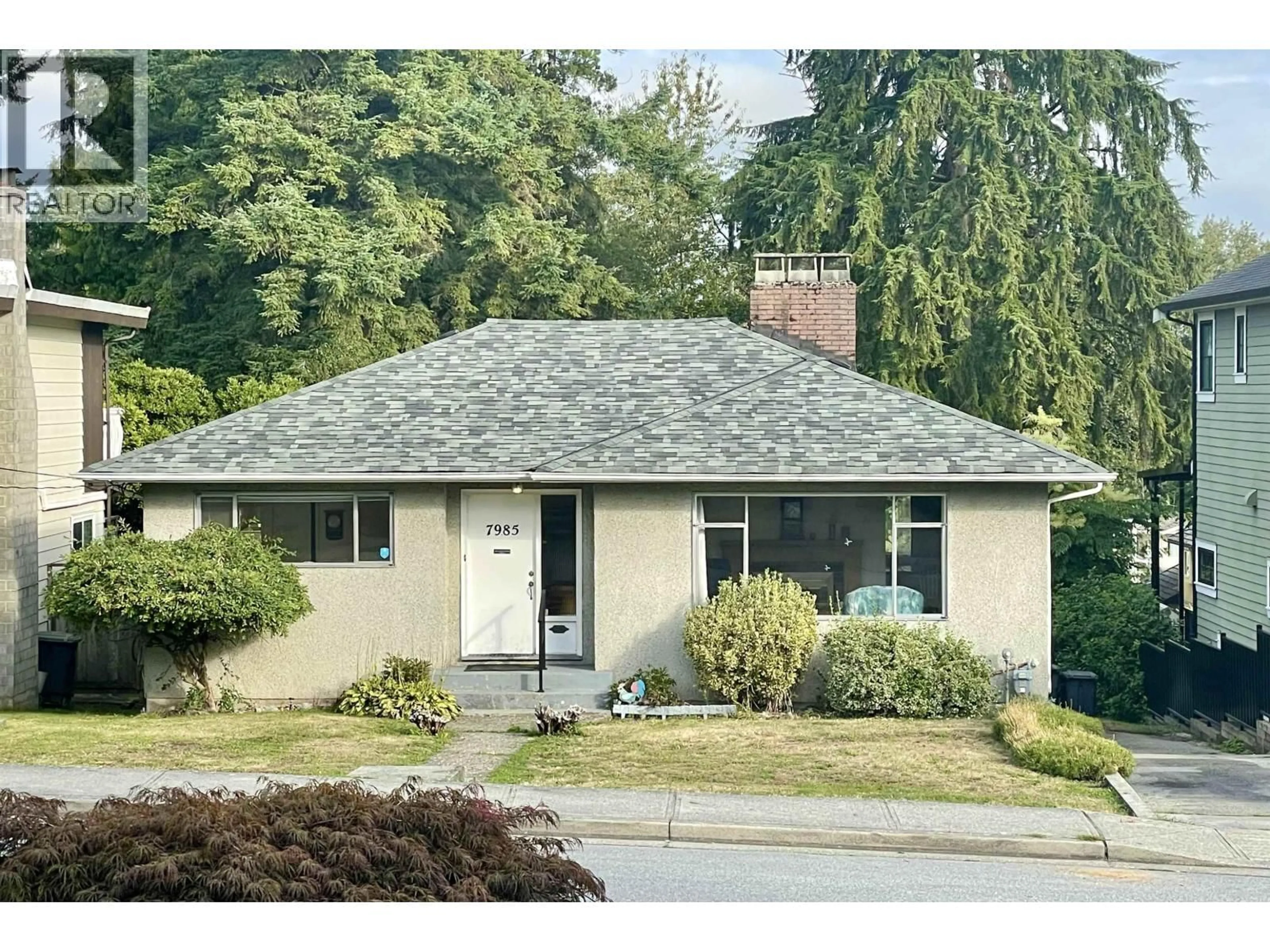 Home with vinyl exterior material, street for 7985 ROSEWOOD STREET, Burnaby British Columbia V5E2H4