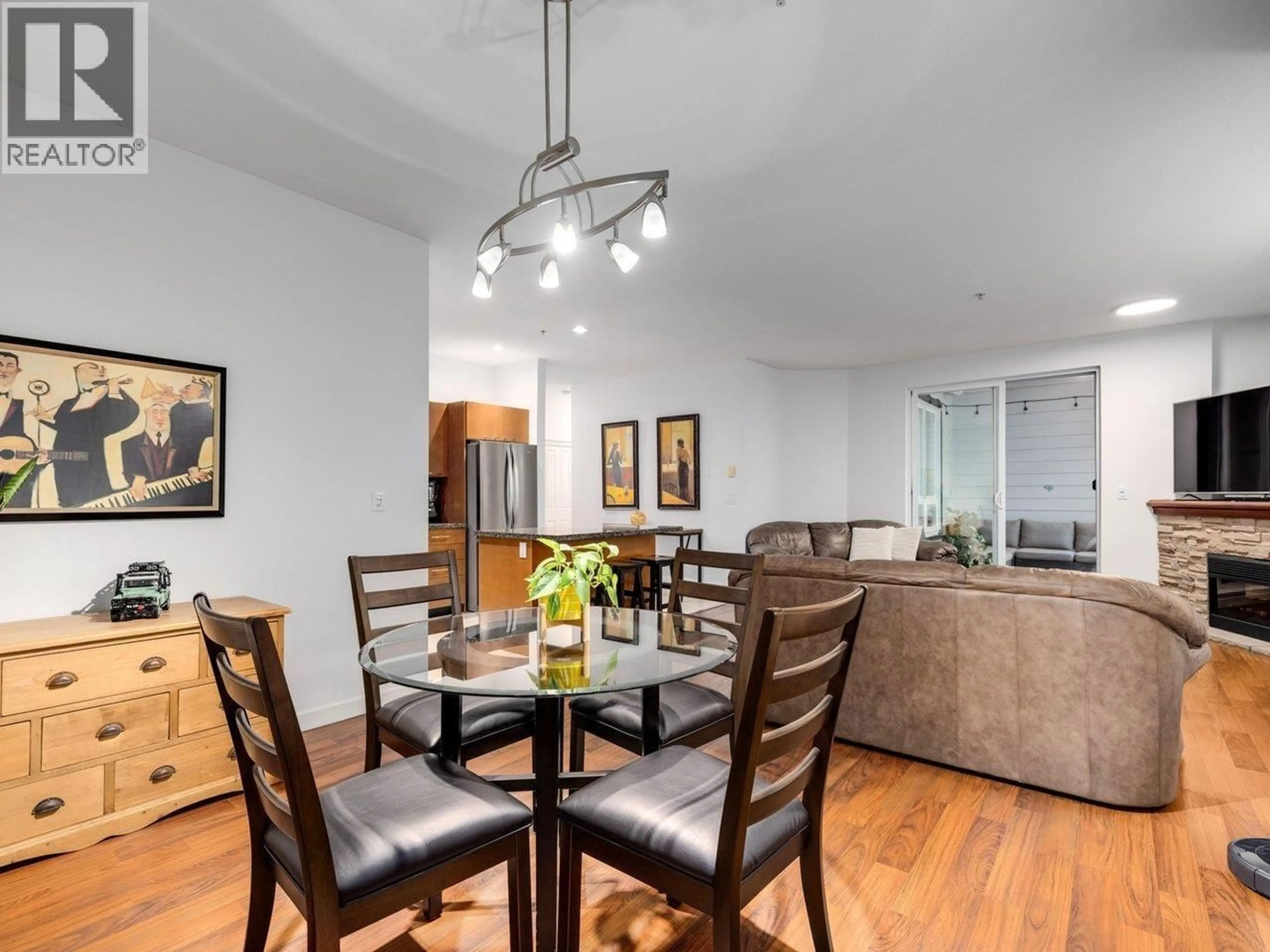 Dining room, wood/laminate floor for 207 - 1175 55 STREET, Delta British Columbia V4M3J9