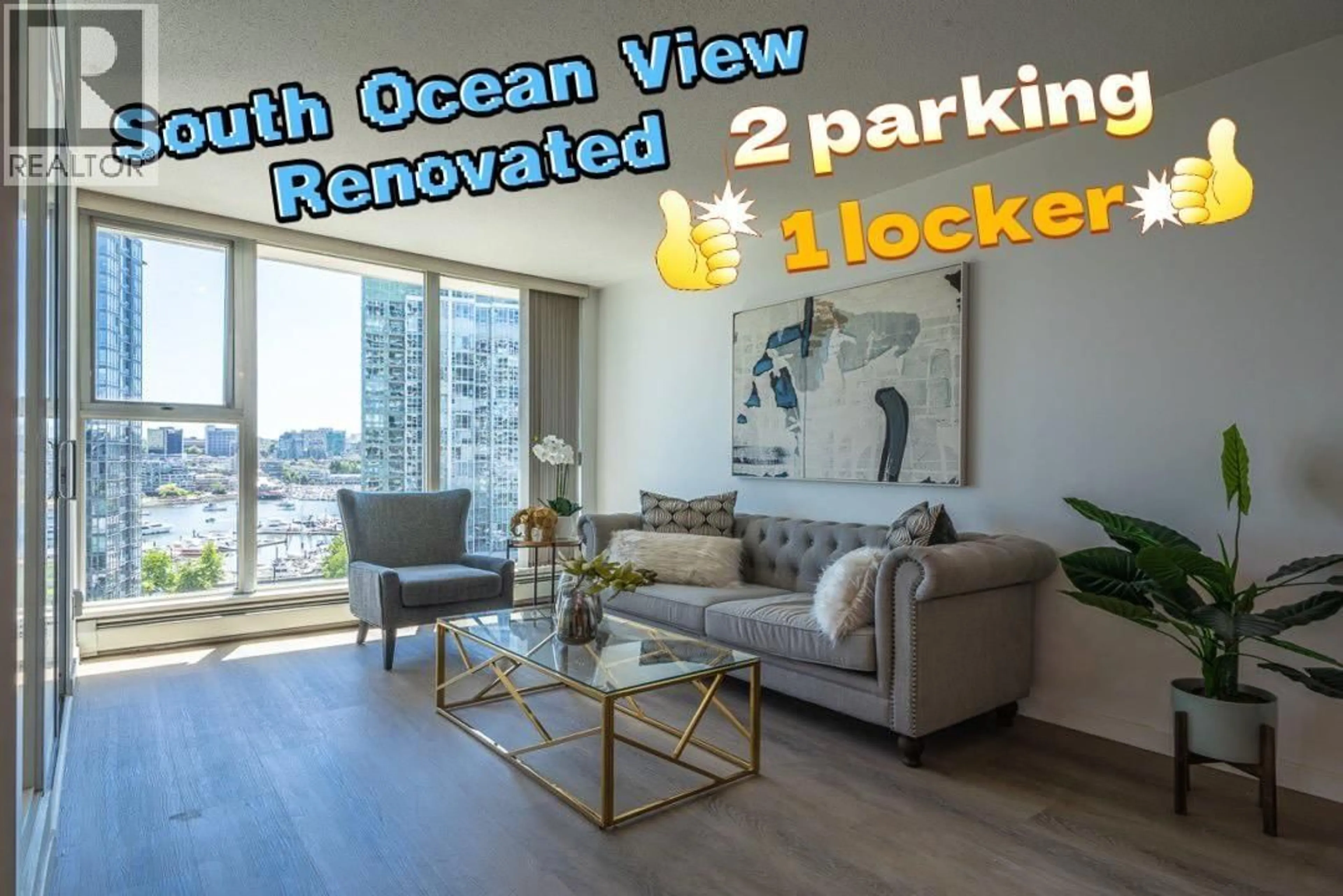 Living room with furniture, unknown for 1206 - 1009 EXPO BOULEVARD, Vancouver British Columbia V6Z2V9