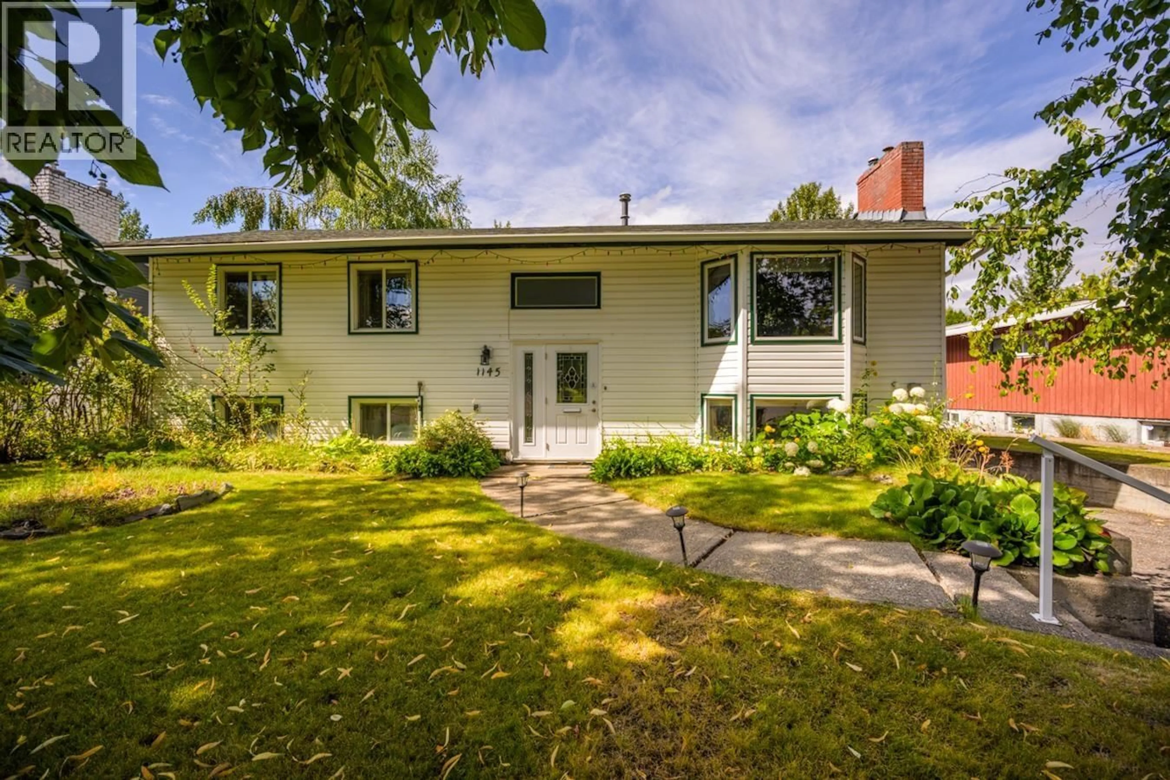 Home with brick exterior material, street for 1145 BABINE CRESCENT, Prince George British Columbia V2M3X7