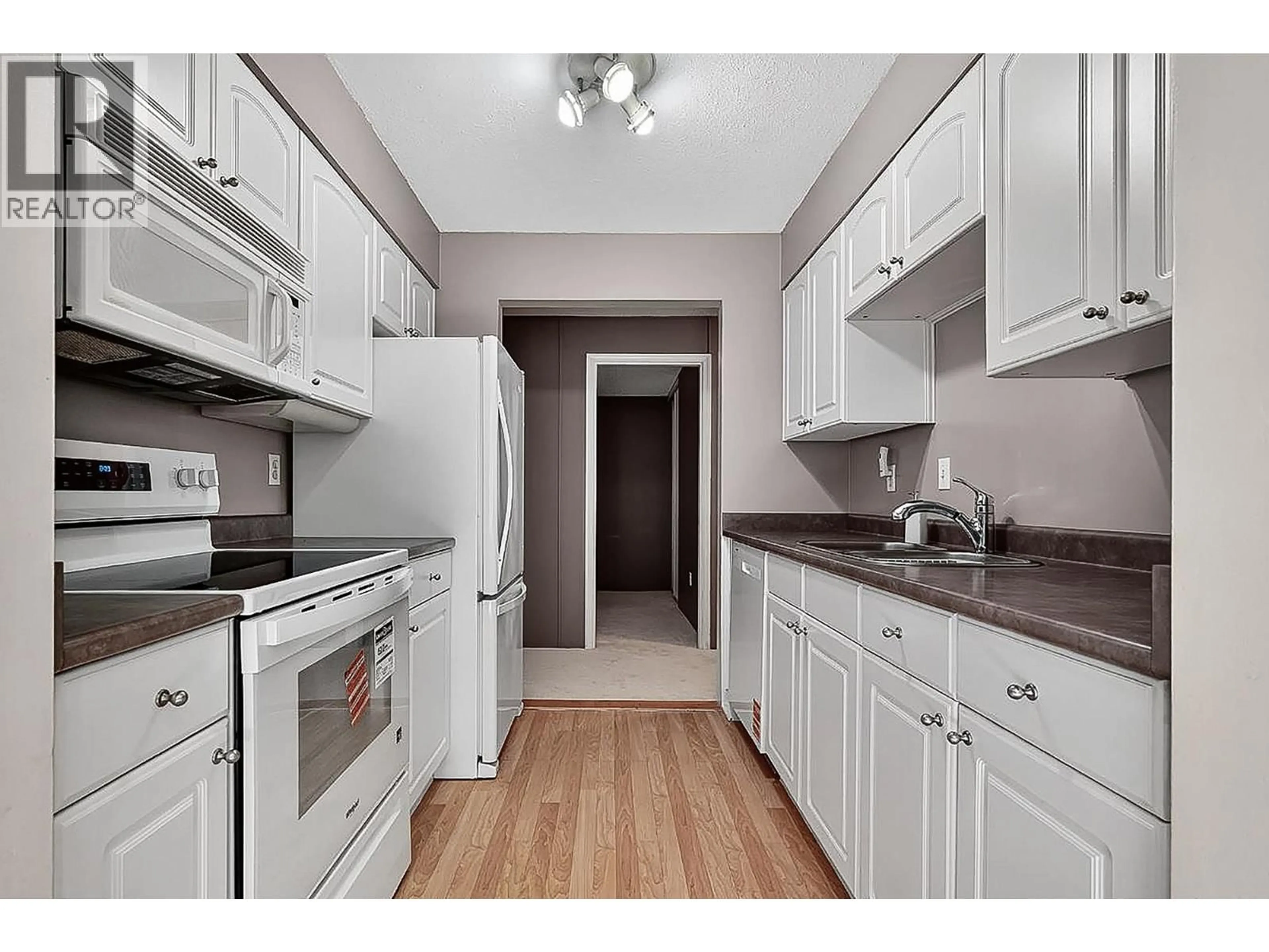 Standard kitchen, wood/laminate floor for 202 - 11240 DANIELS ROAD, Richmond British Columbia V6X1M6