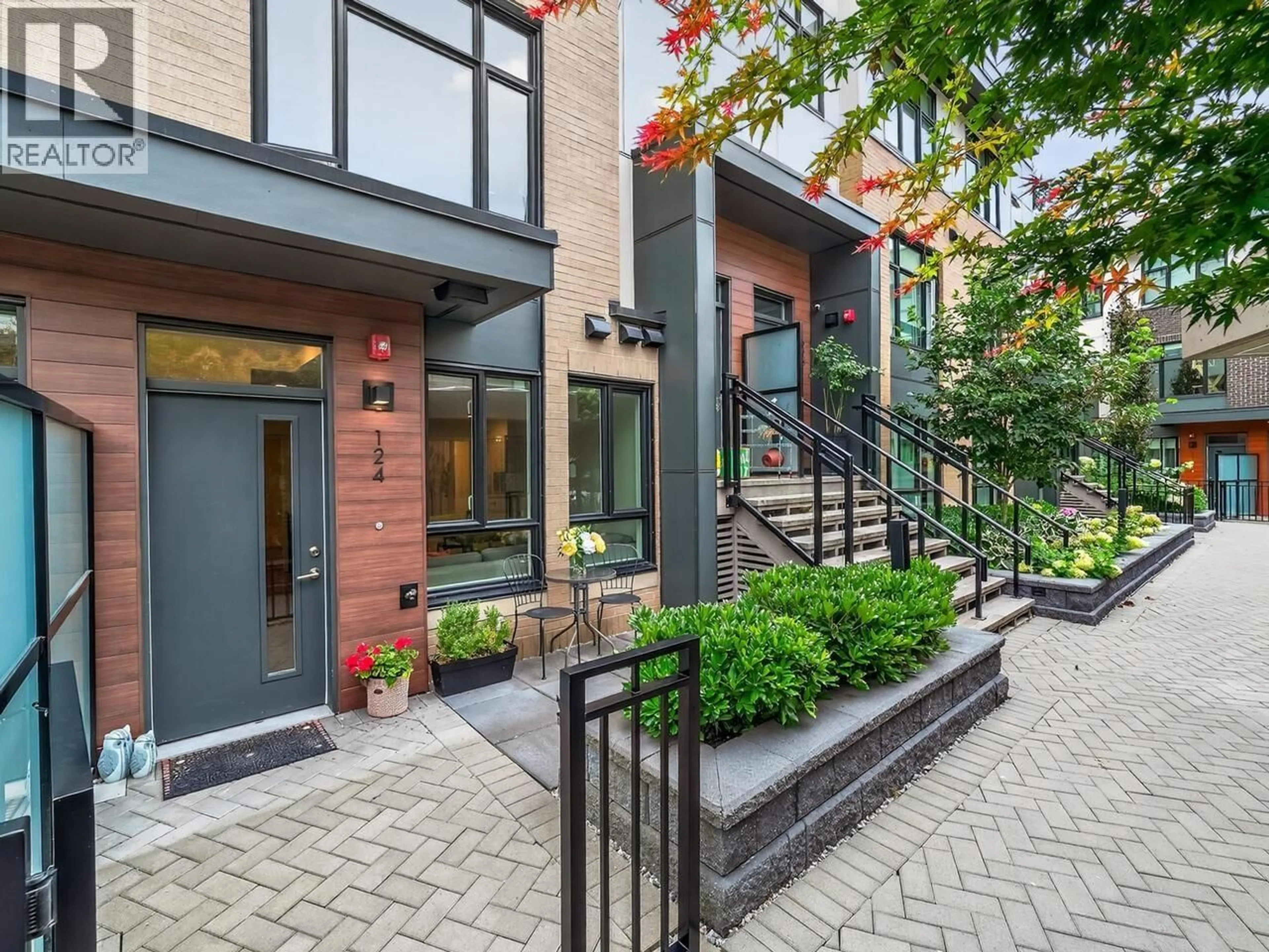 Home with brick exterior material, street for 124 - 2035 GLENAIRE DRIVE, North Vancouver British Columbia V7P1Y2