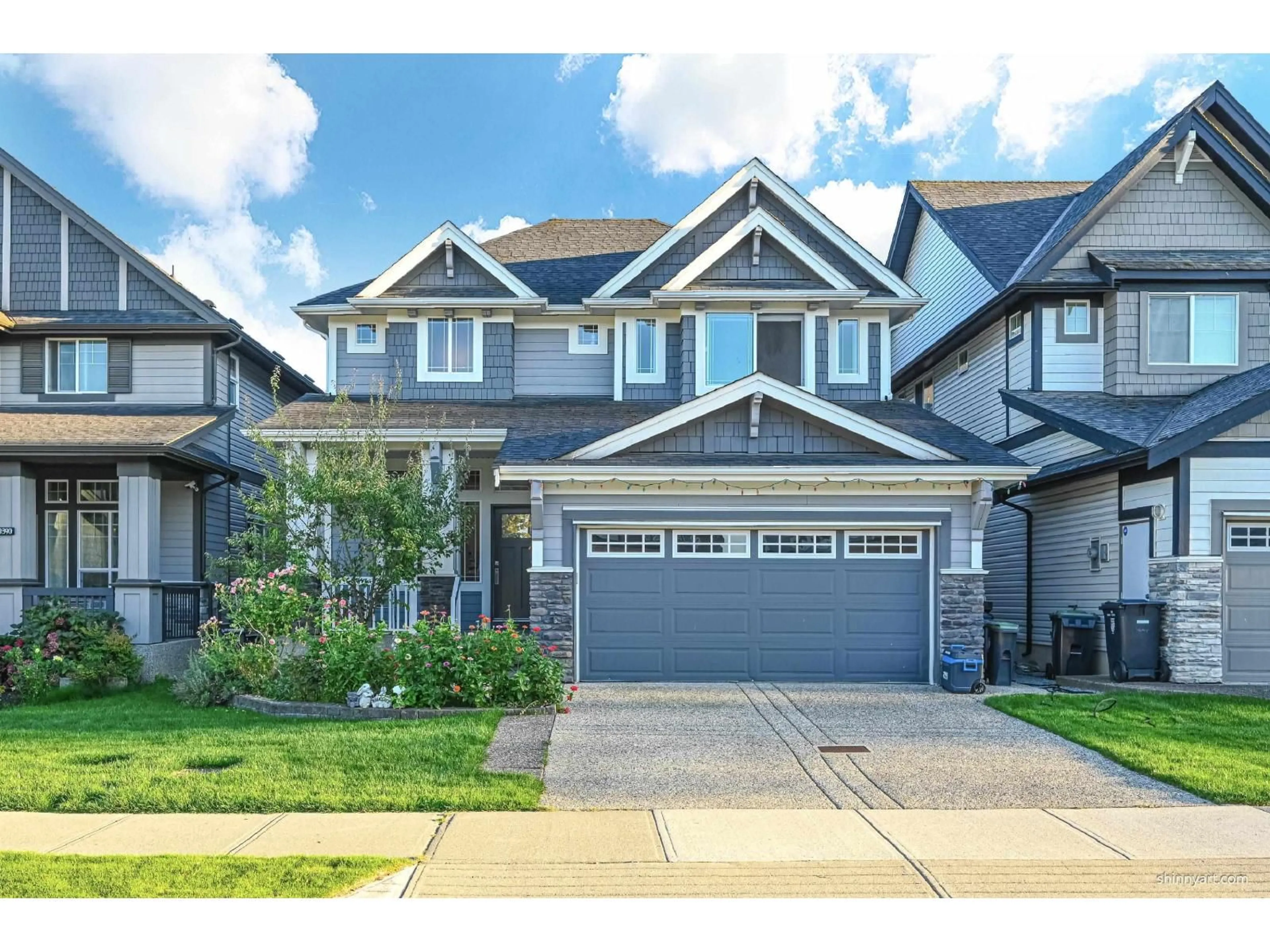 Home with vinyl exterior material, street for 20382 83A, Langley British Columbia V2Y0S2