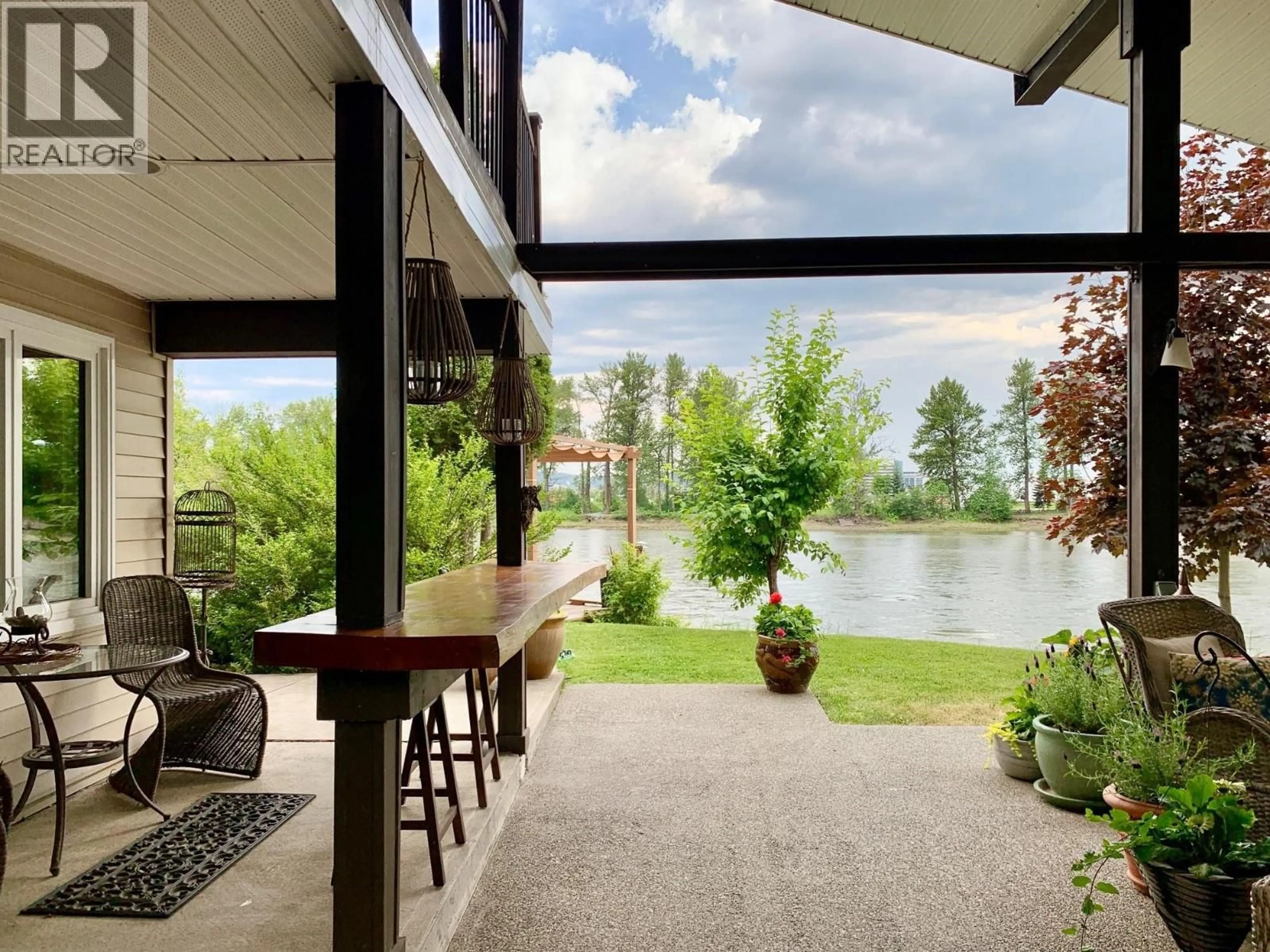 Patio, water/lake/river/ocean view for 829 PG PULPMILL ROAD, Prince George British Columbia V2K5P4