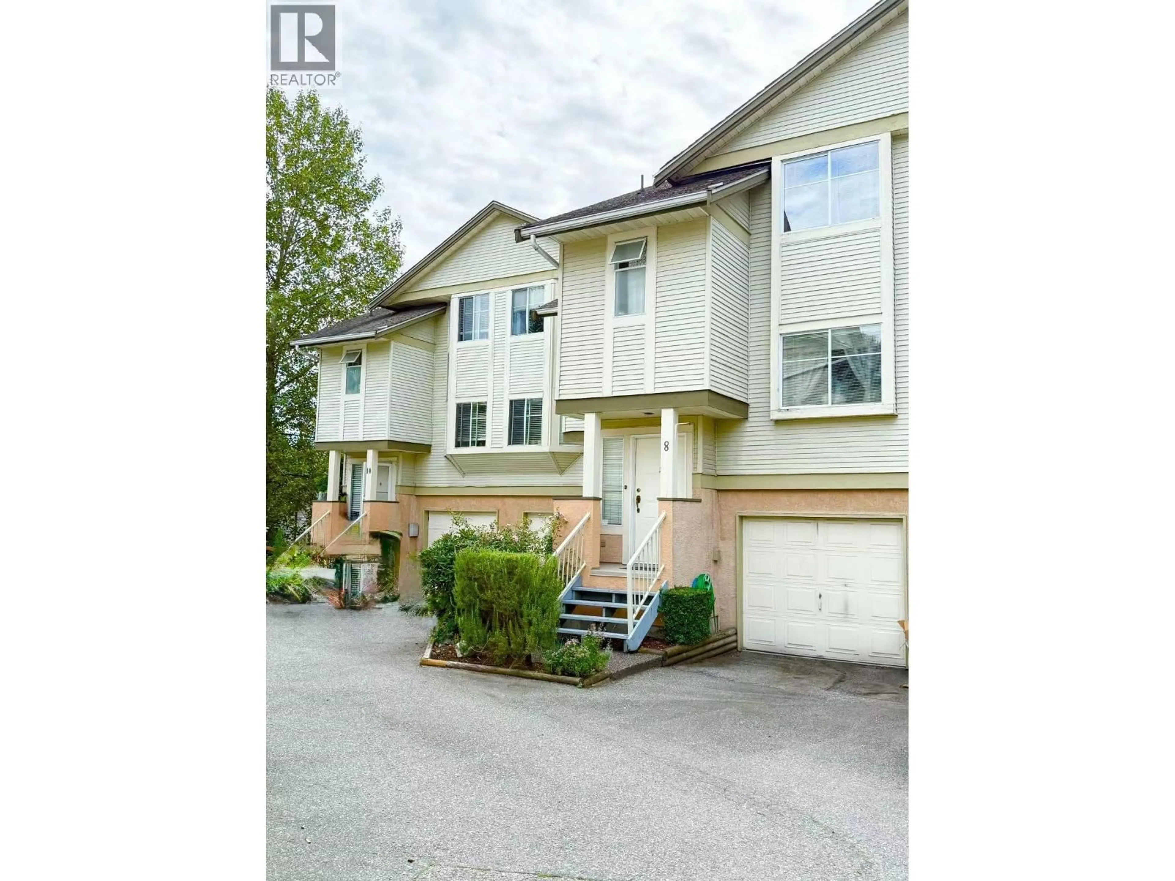 A pic from outside/outdoor area/front of a property/back of a property/a pic from drone, street for 8 - 1318 BRUNETTE AVENUE, Coquitlam British Columbia V3K6R1