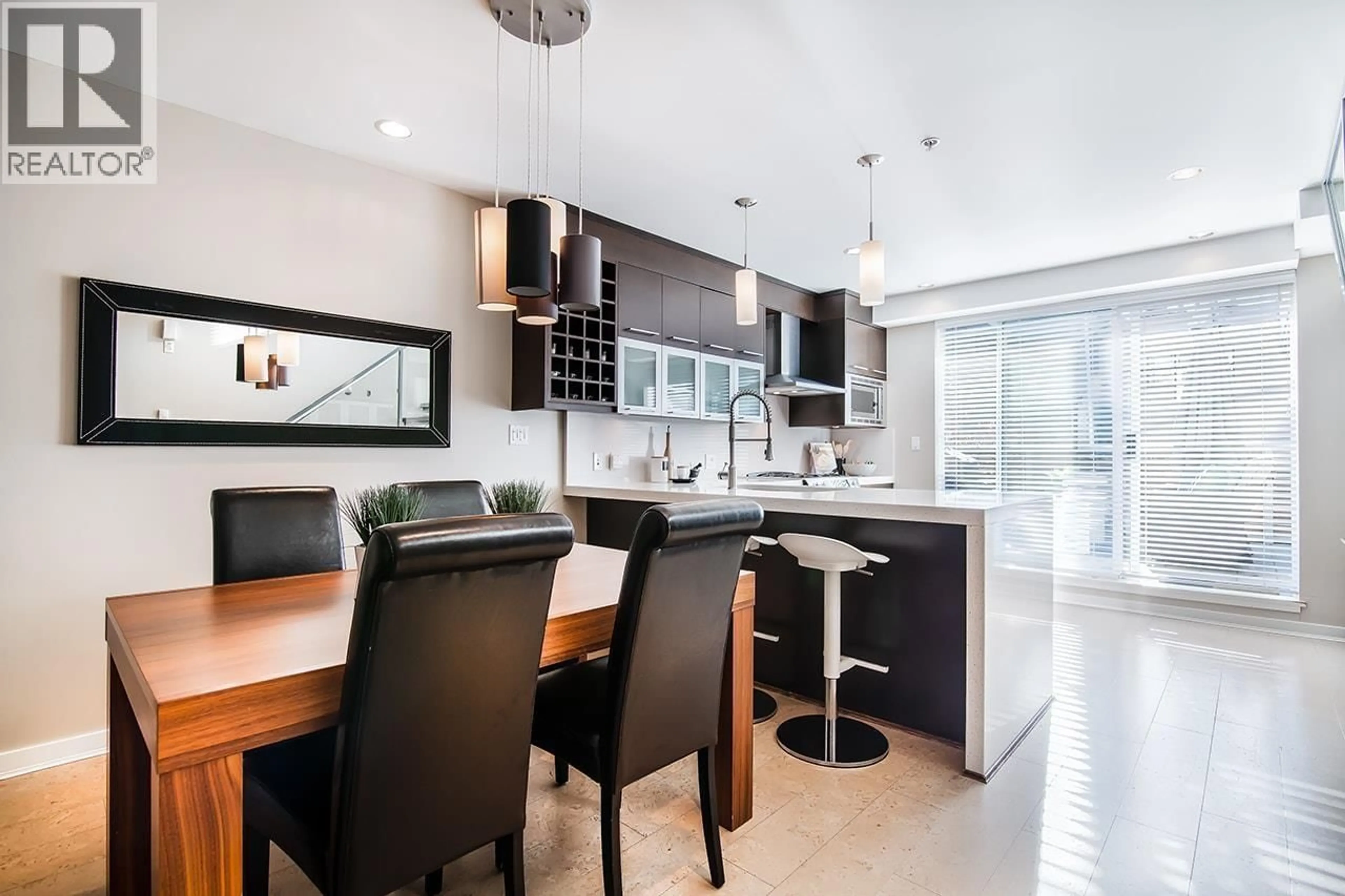 Contemporary kitchen, ceramic/tile floor for 7 - 2188 8TH AVENUE, Vancouver British Columbia V6K2A4