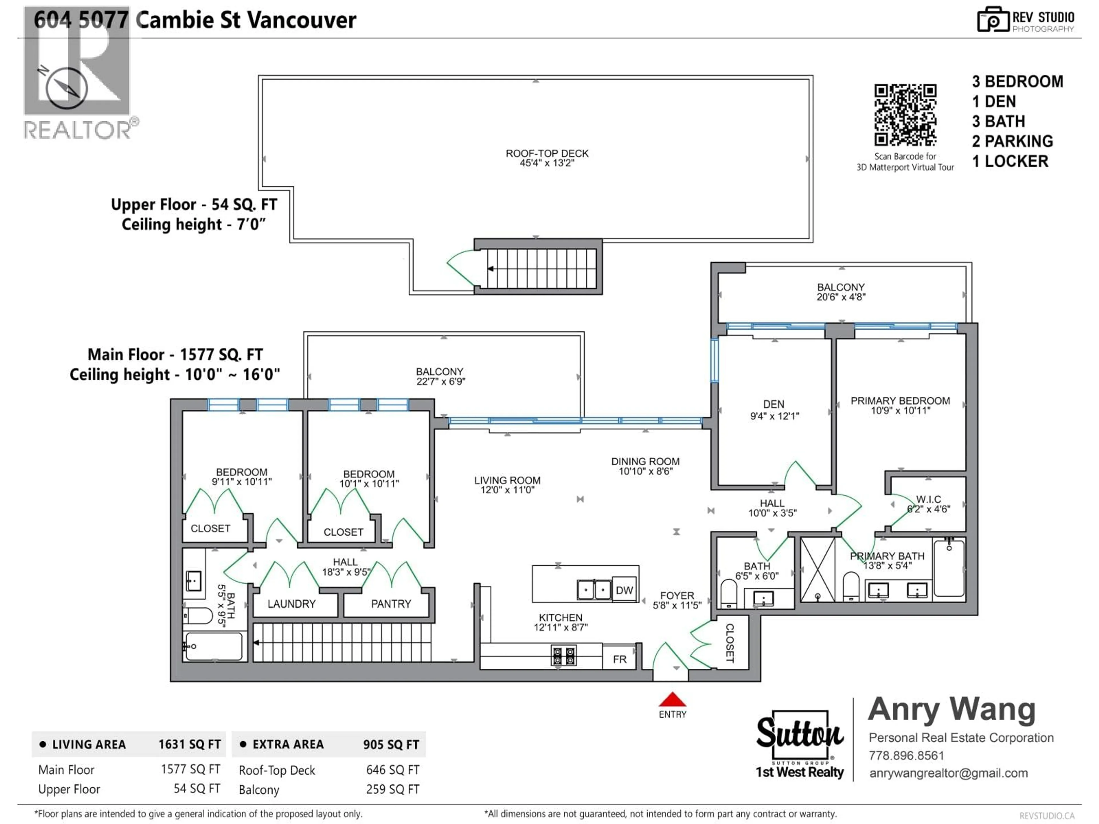 Floor plan for 604 - 5077 CAMBIE STREET, Vancouver British Columbia V5Z0H7