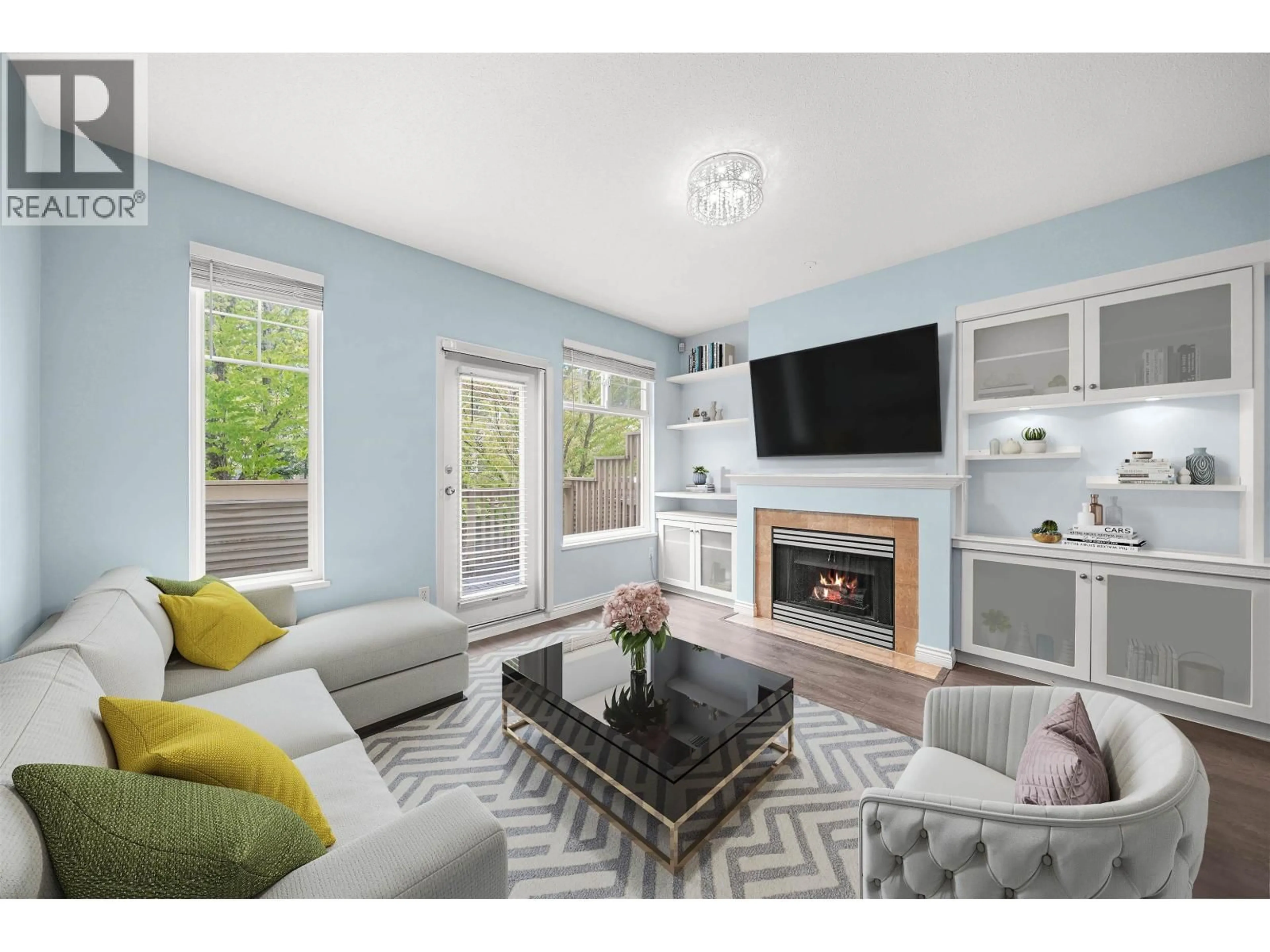 Living room with furniture, unknown for 91 - 3711 ROBSON COURT, Richmond British Columbia V7C5T8