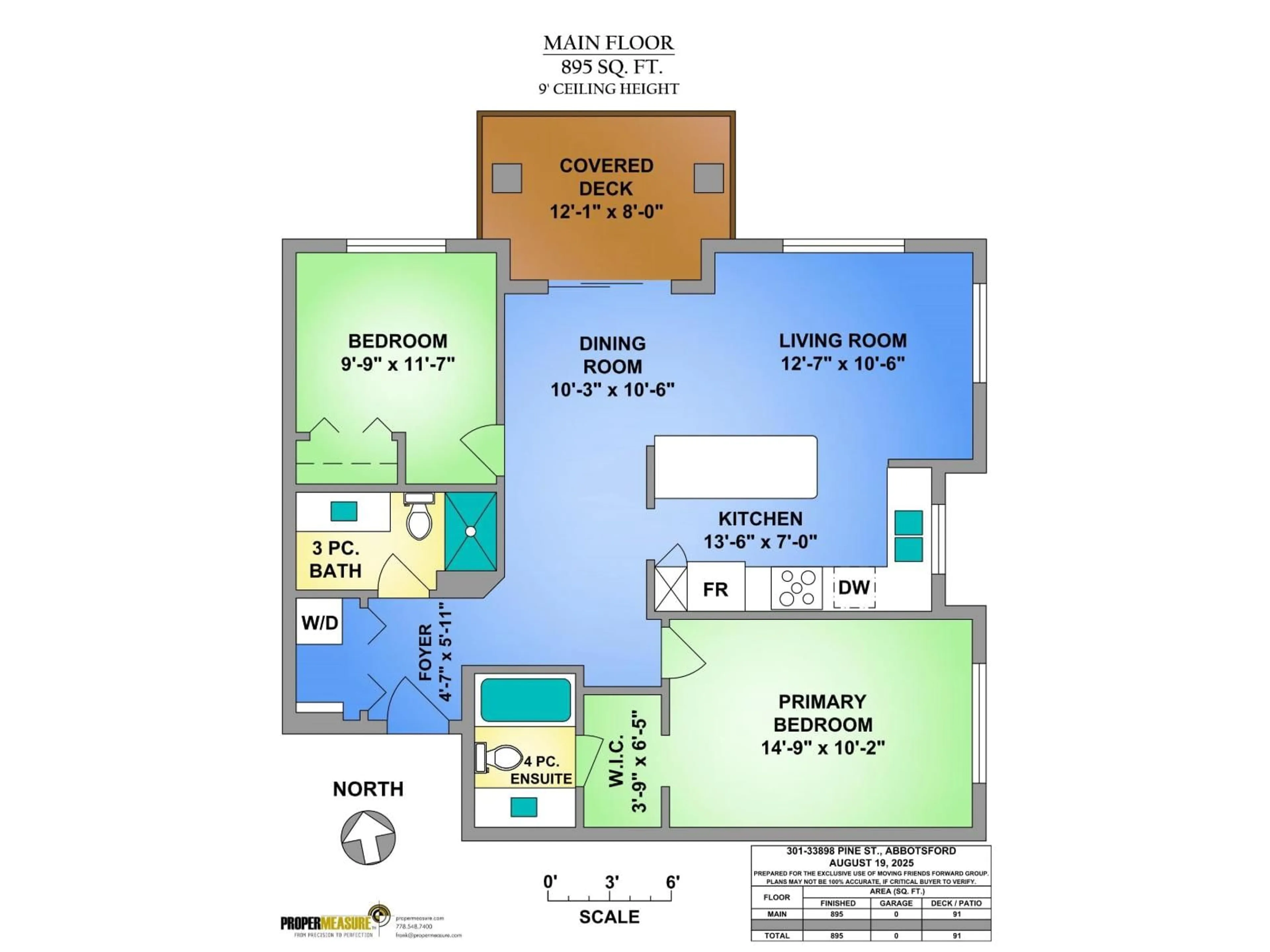 Floor plan for 301 - 33898 PINE, Abbotsford British Columbia V2S2P3
