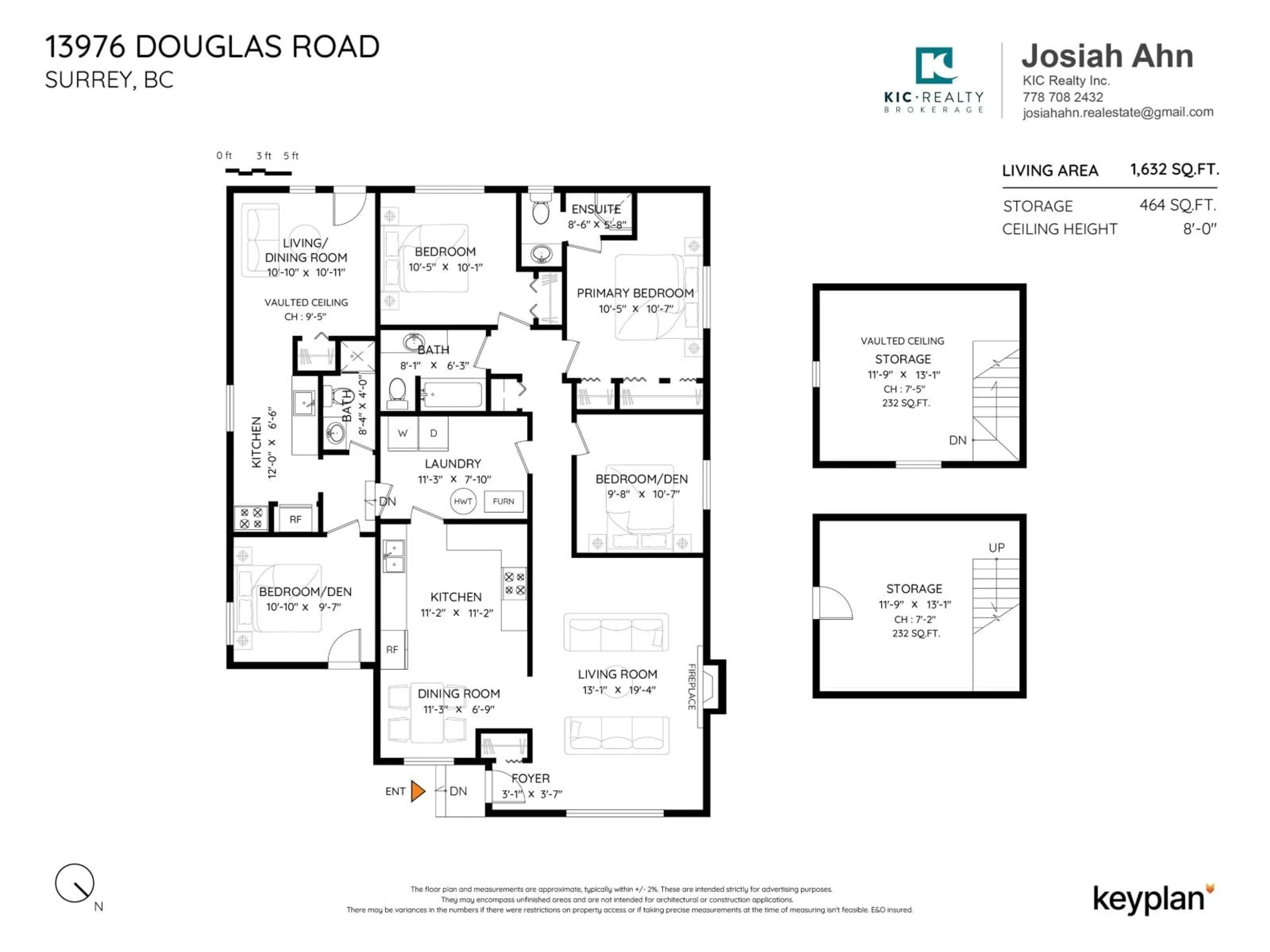 Floor plan for 13976 DOUGLAS, Surrey British Columbia V3R5M9
