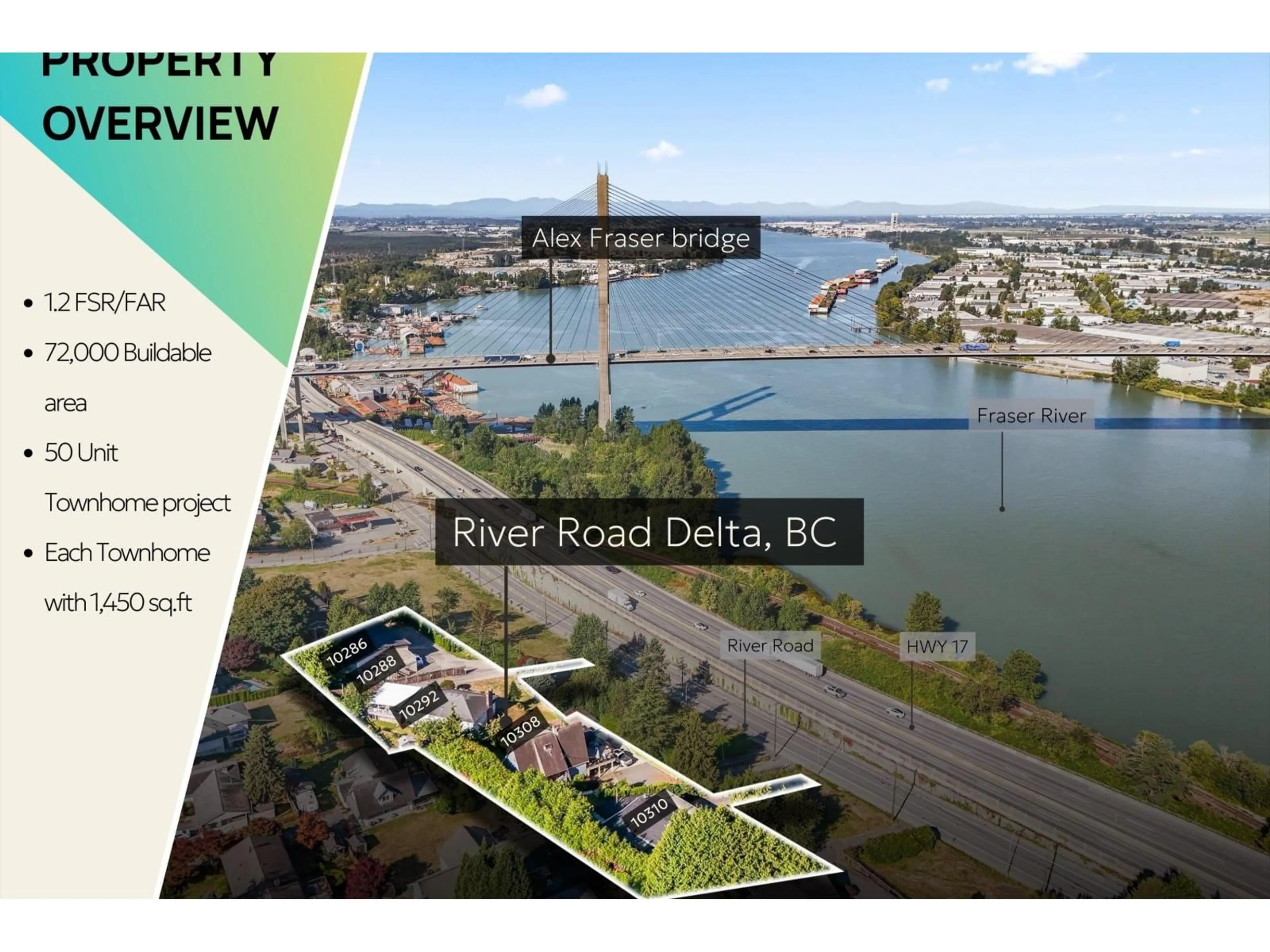 A pic from outside/outdoor area/front of a property/back of a property/a pic from drone, water/lake/river/ocean view for 10292 RIVER, Delta British Columbia V4C2R5