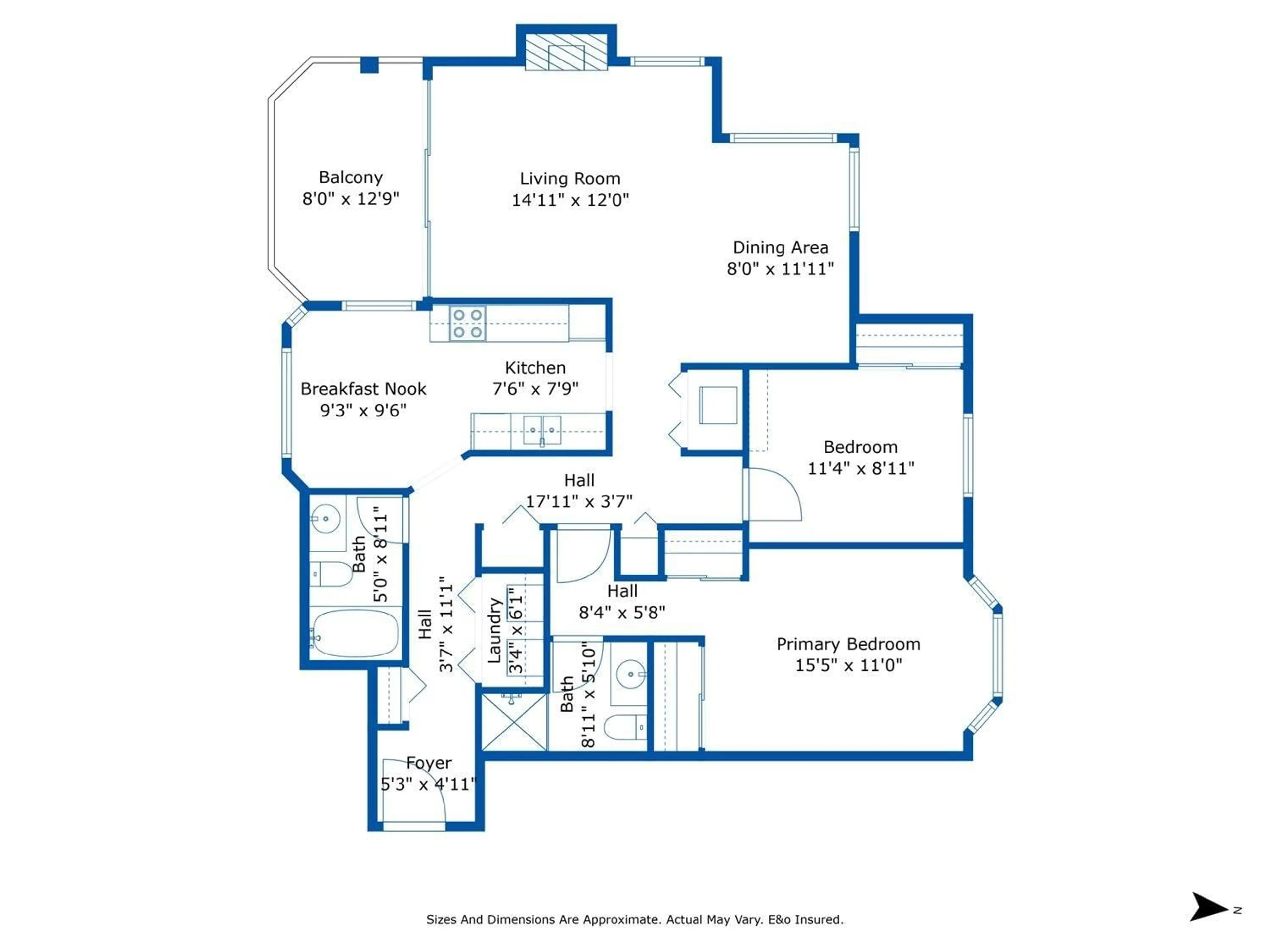 Floor plan for 308 - 33375 MAYFAIR, Abbotsford British Columbia V2S1P4