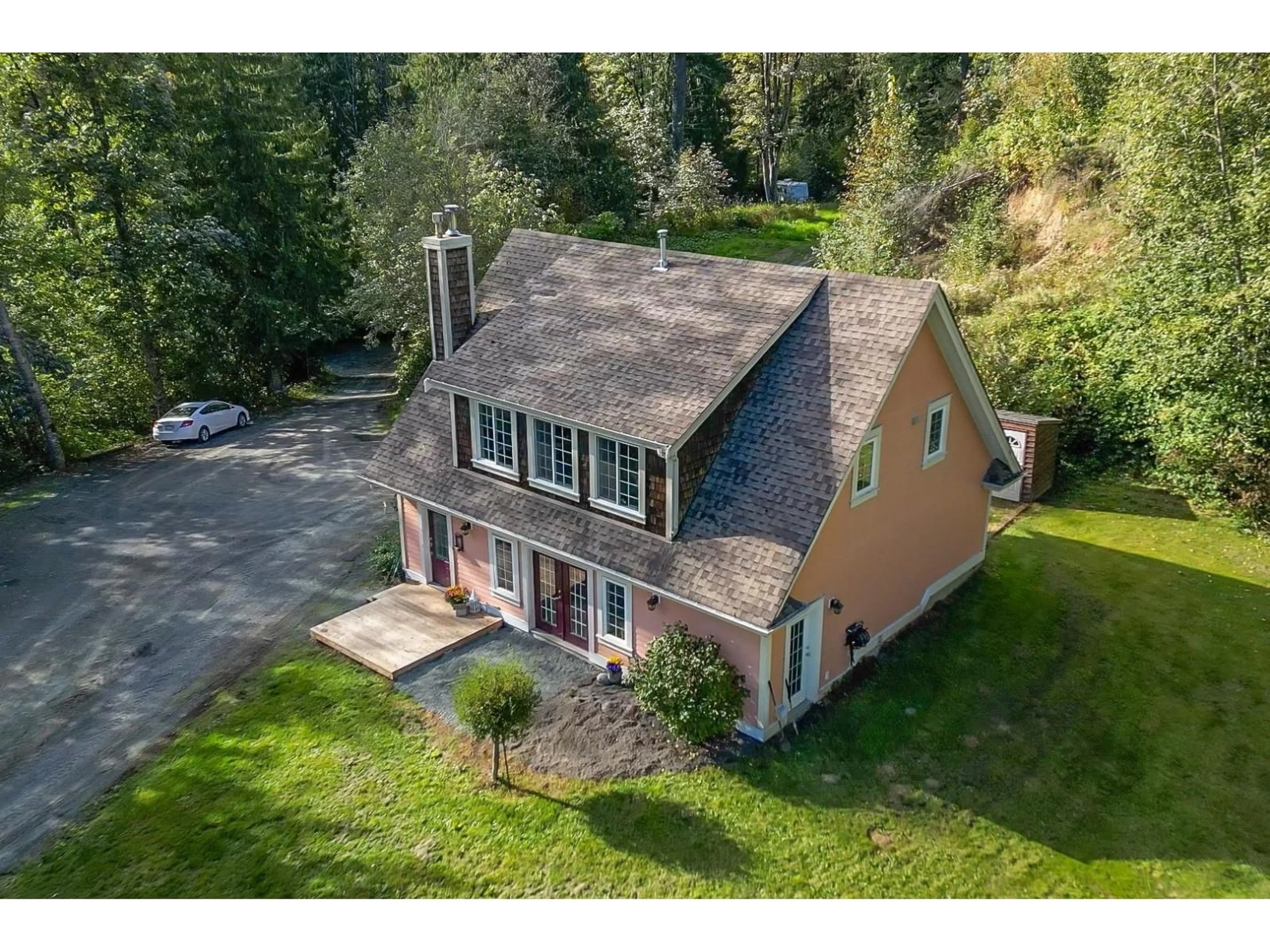 A pic from outside/outdoor area/front of a property/back of a property/a pic from drone, unknown for 5950 RYDER LAKE ROAD, Chilliwack British Columbia V4Z1E2