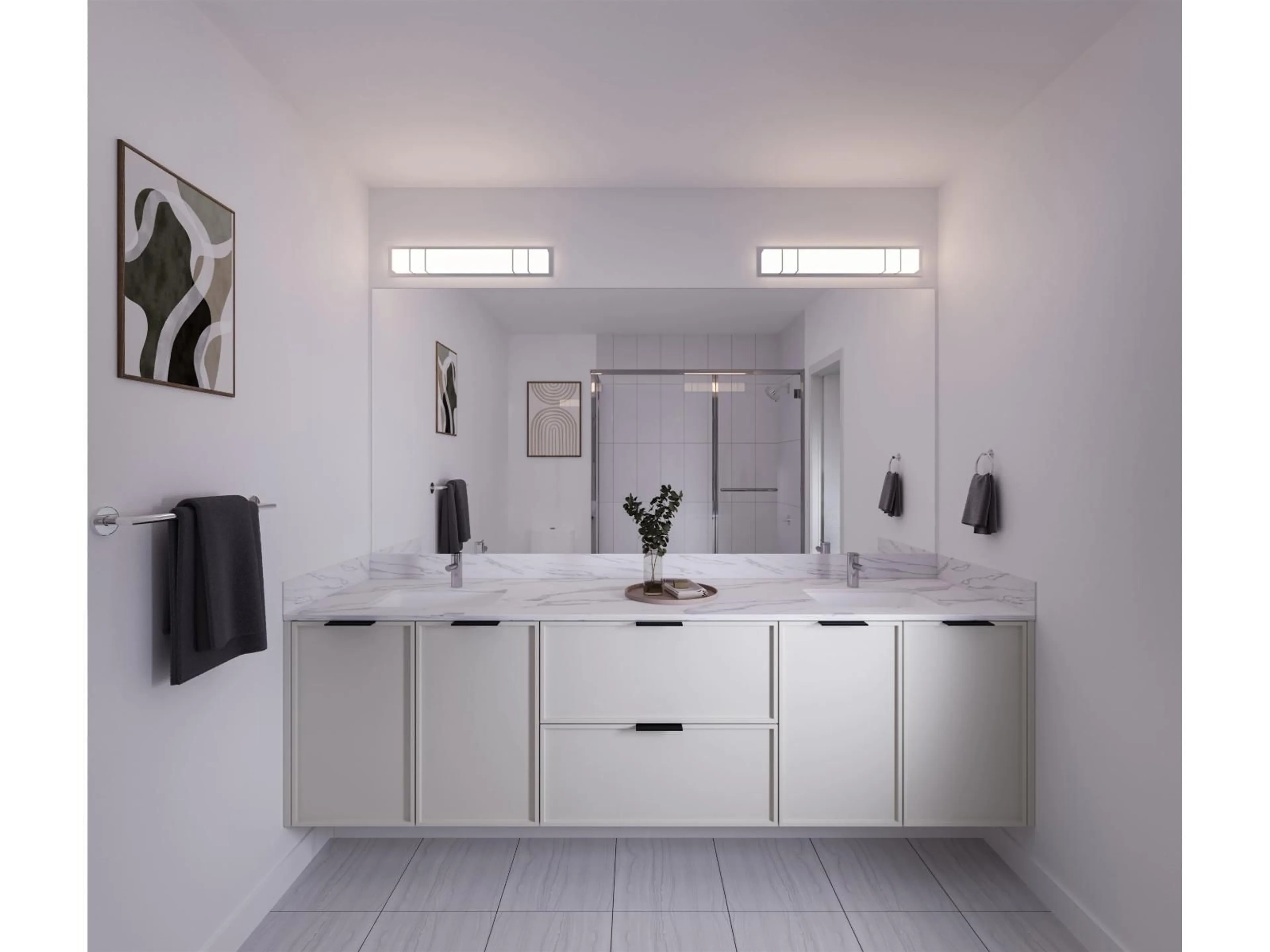 Contemporary bathroom, ceramic/tile floor for 314 - 7922 199, Langley British Columbia V0V0V0