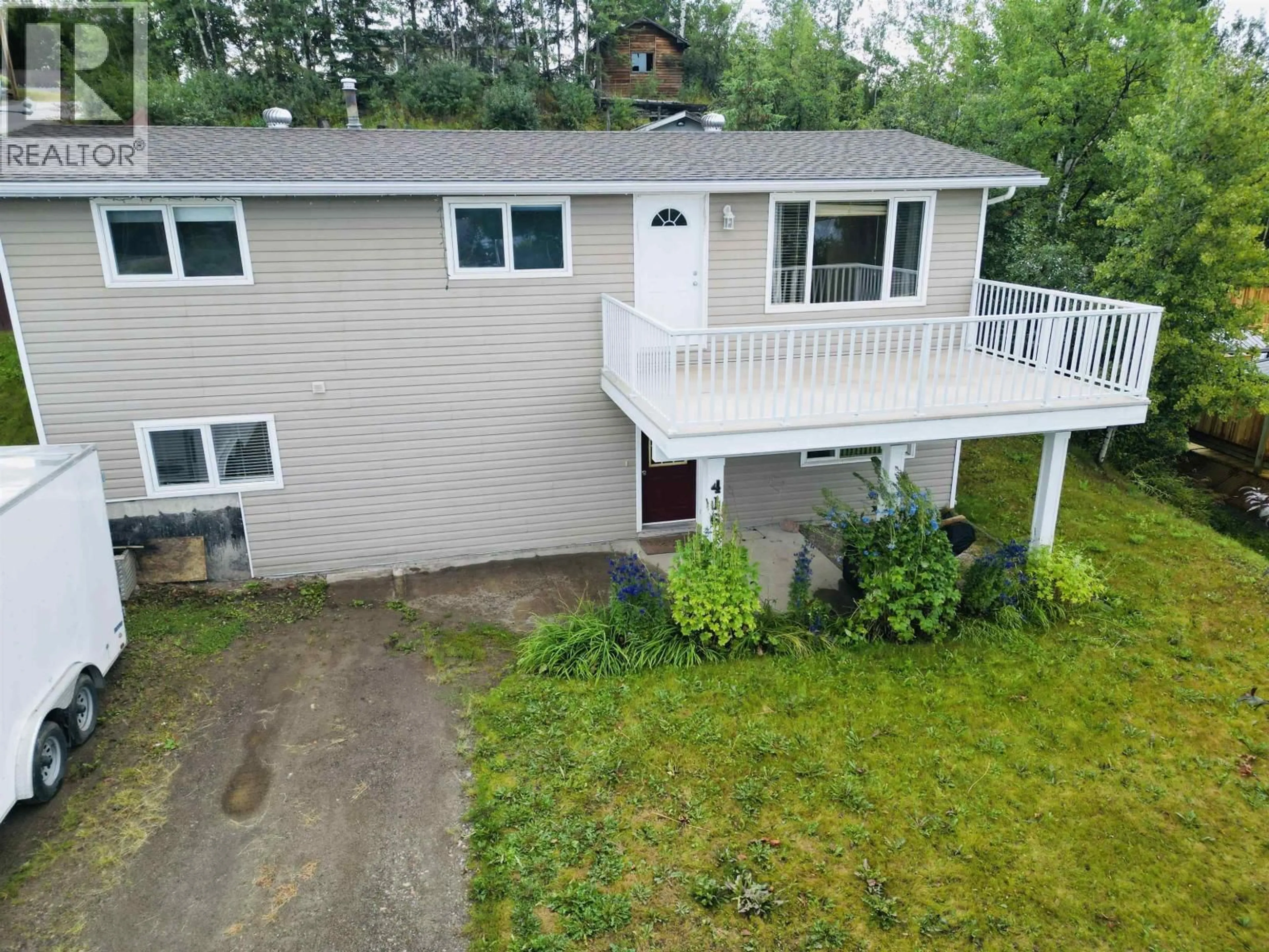 A pic from outside/outdoor area/front of a property/back of a property/a pic from drone, unknown for 416 CARROLL STREET, Burns Lake British Columbia V0J1E0