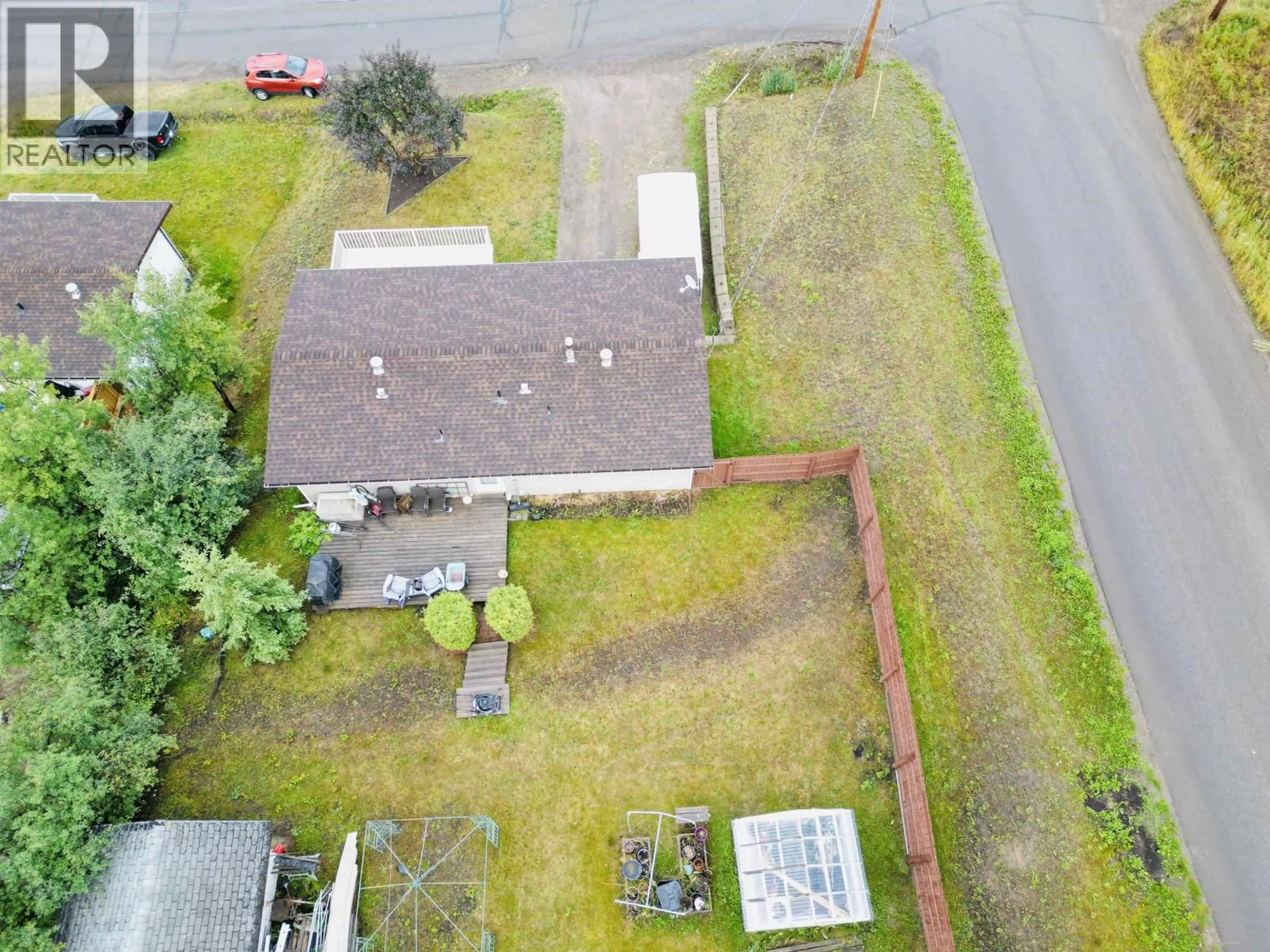 A pic from outside/outdoor area/front of a property/back of a property/a pic from drone, street for 416 CARROLL STREET, Burns Lake British Columbia V0J1E0
